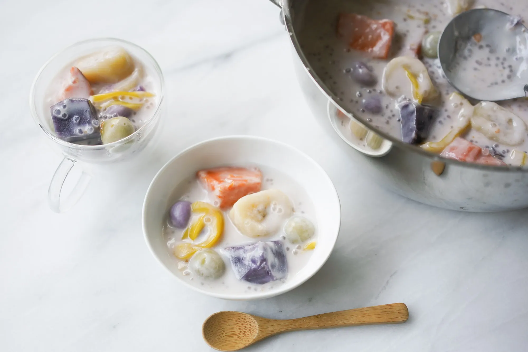 Ginataang Bilo Bilo using Sweet Potato Rice Balls