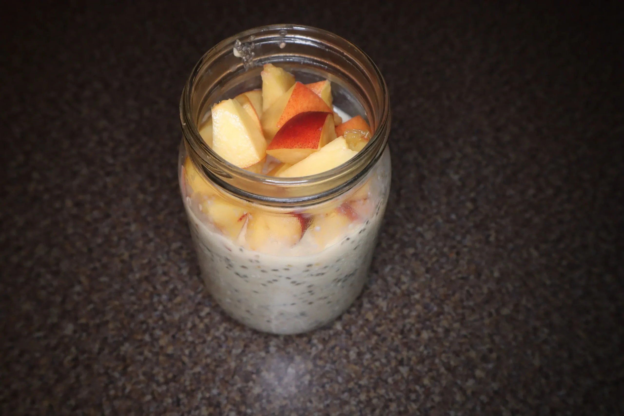 Ginger Peach Overnight Oats