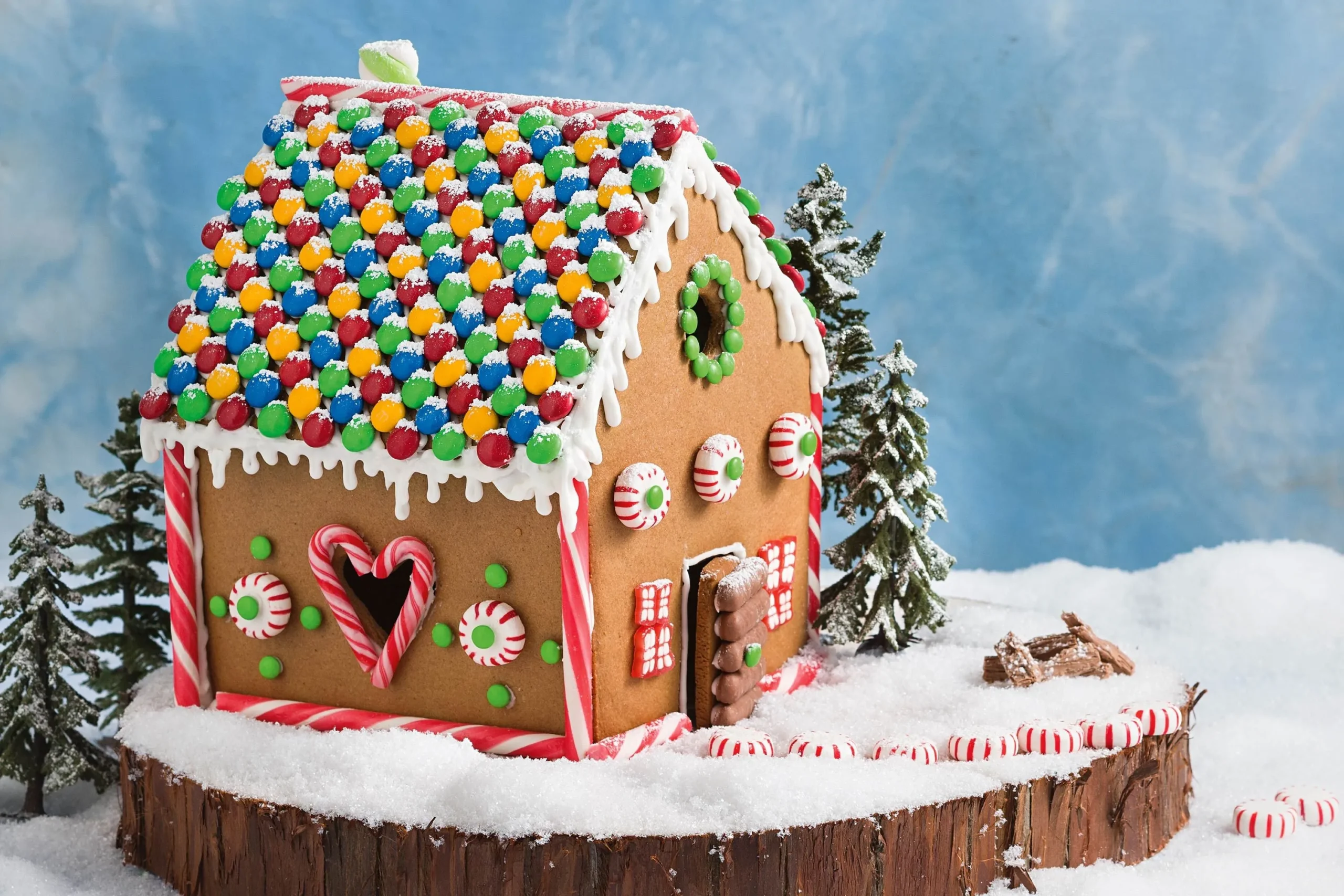 Gingerbread Christmas Santa House
