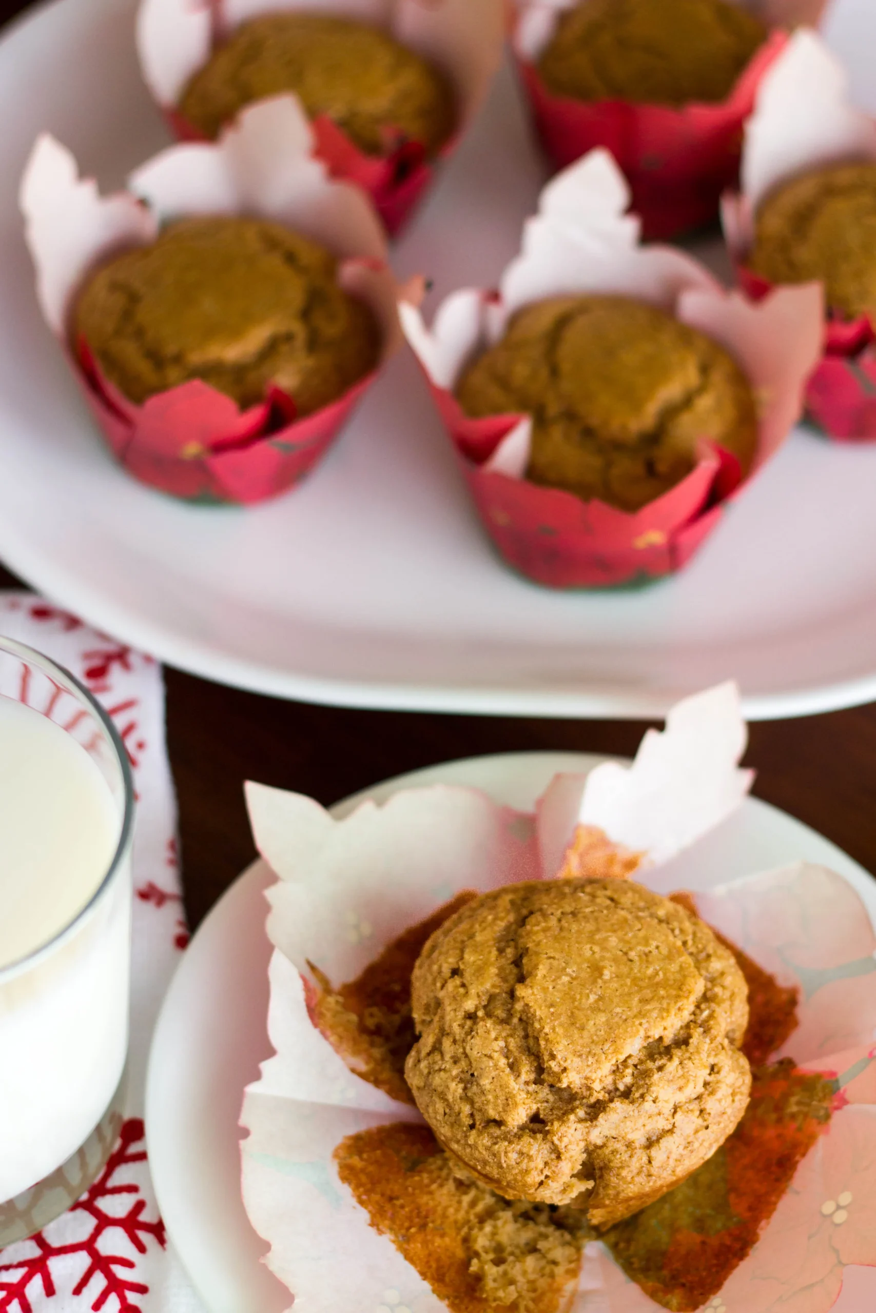 Gingerbread Spice Wheat Muffins