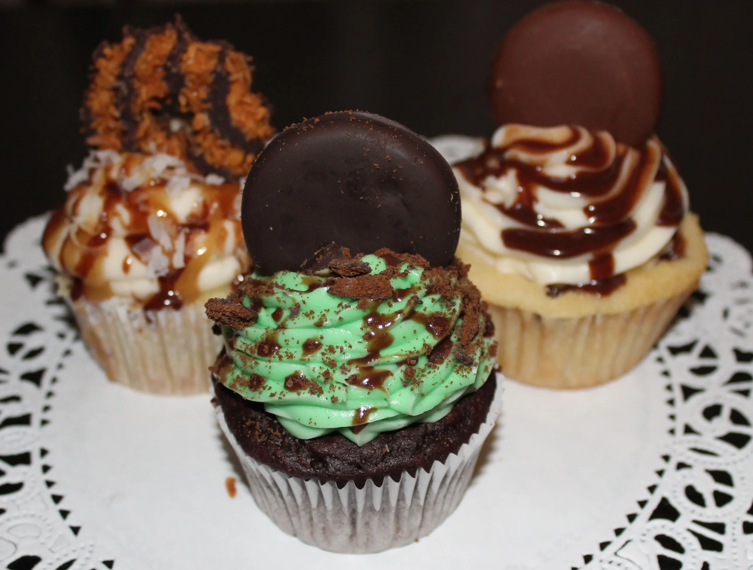 Girl Scout Cookie Cupcakes