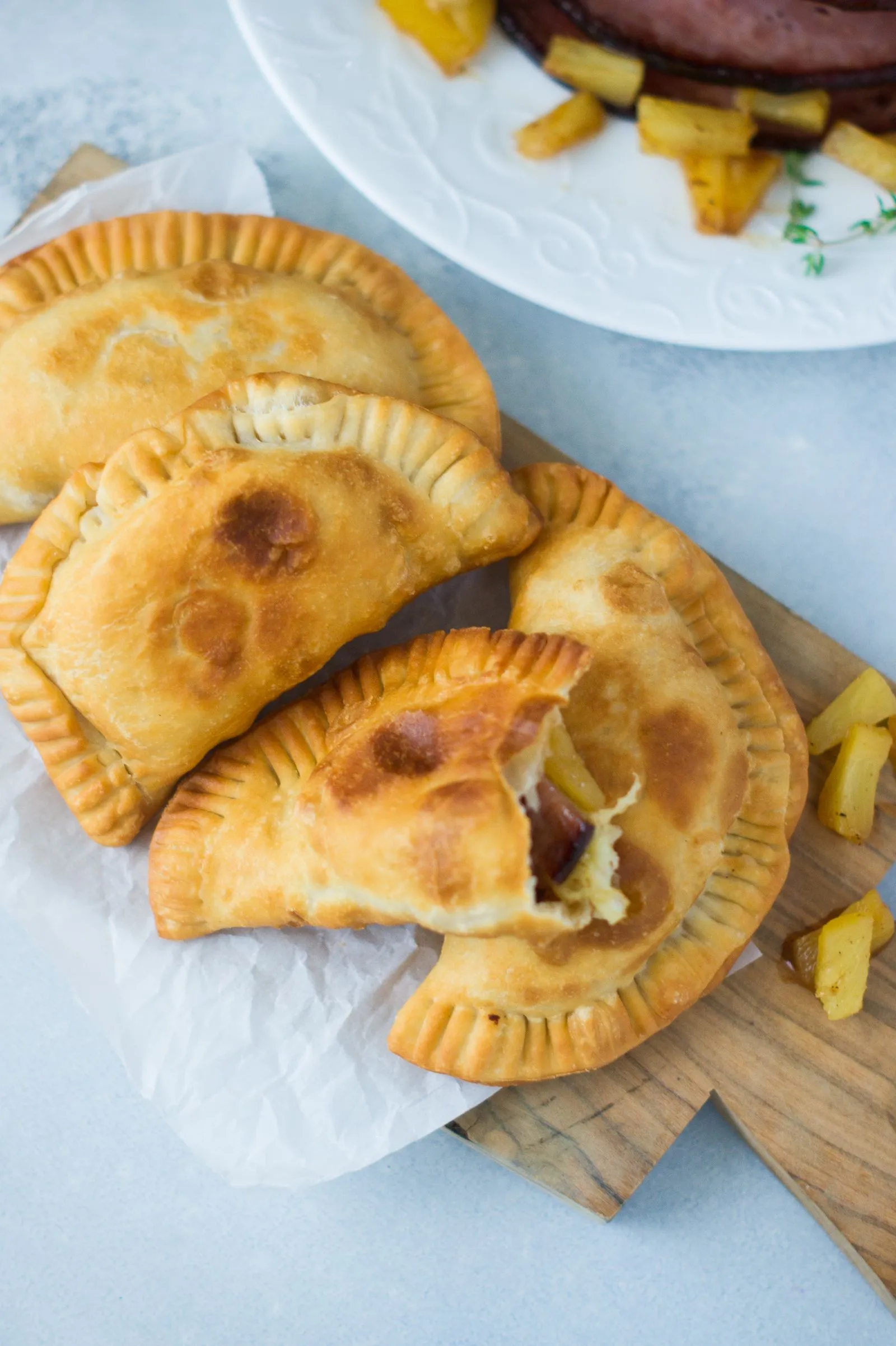 Glazed Ham Pineapple Empanadas