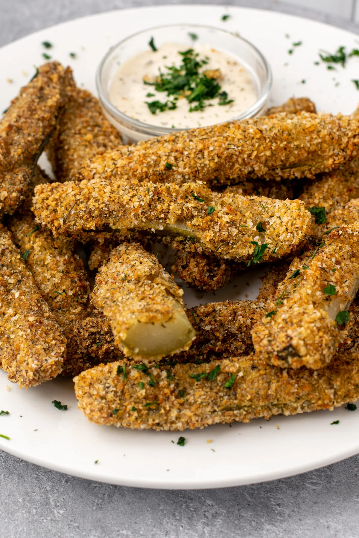 Gluten Free Air Fryer Fried Pickles