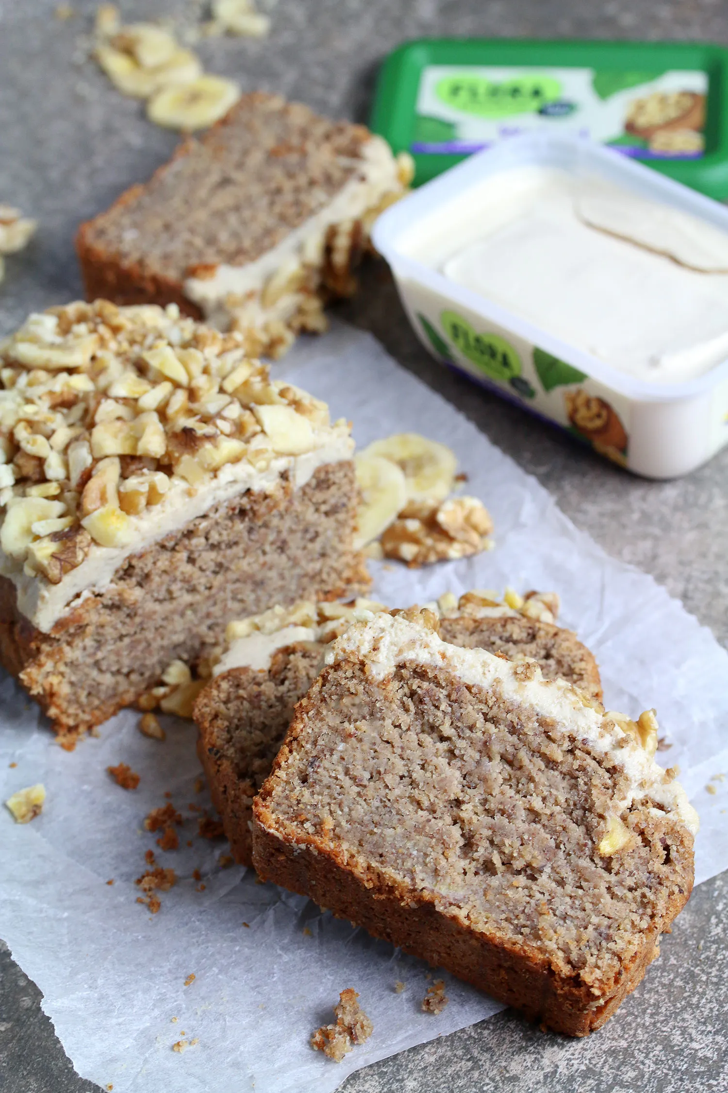 Gluten Free Banana Walnut Bread
