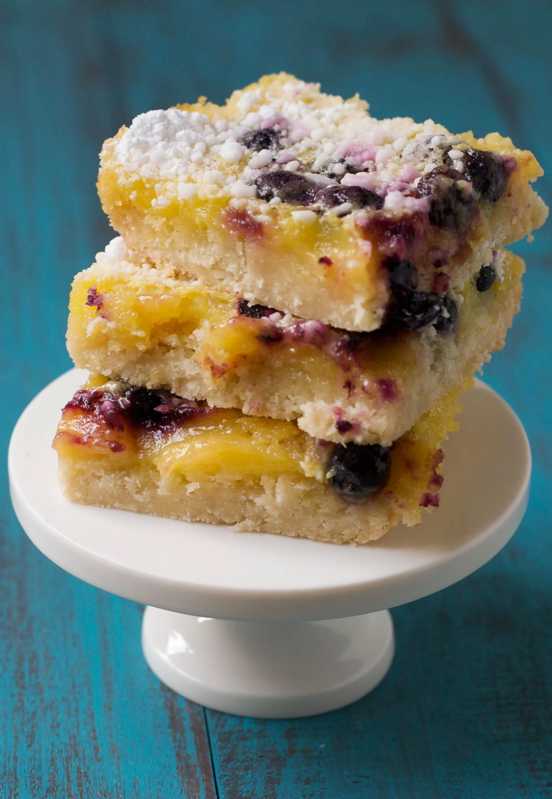 Gluten Free Blueberry Lemon Bars