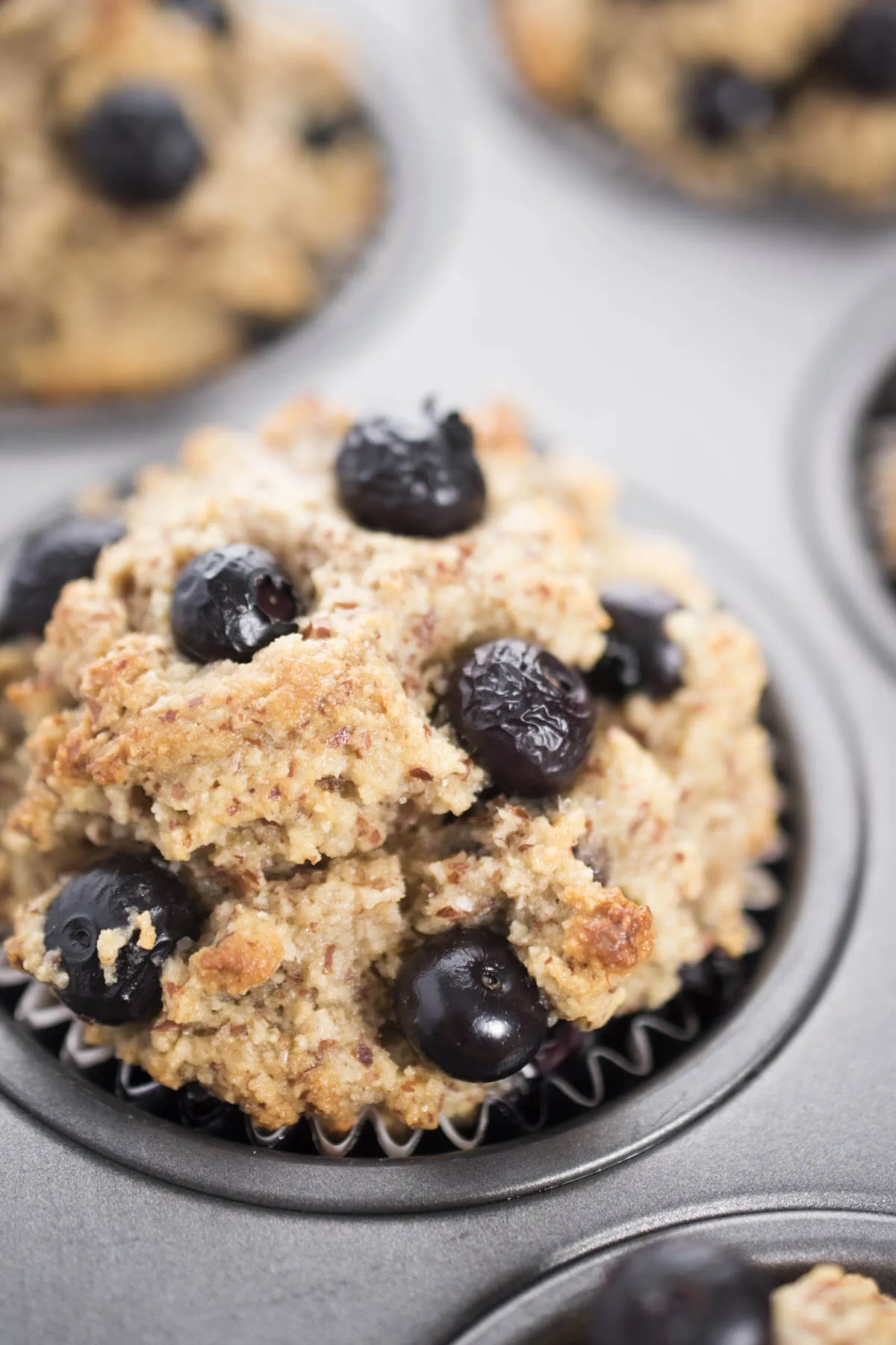 Gluten Free Blueberry Muffins with Almond Flour