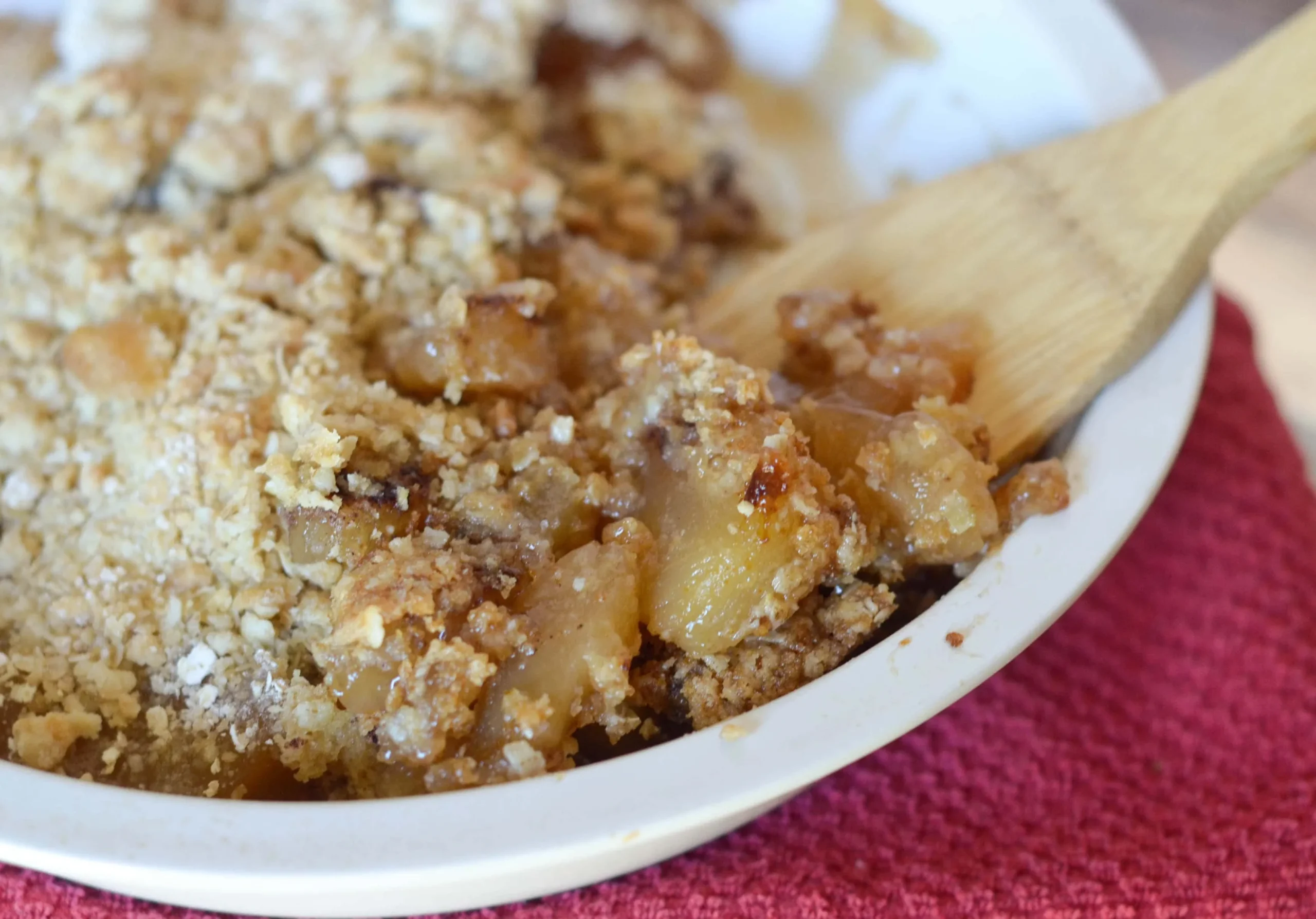 Gluten Free Caramel Apple Crisp