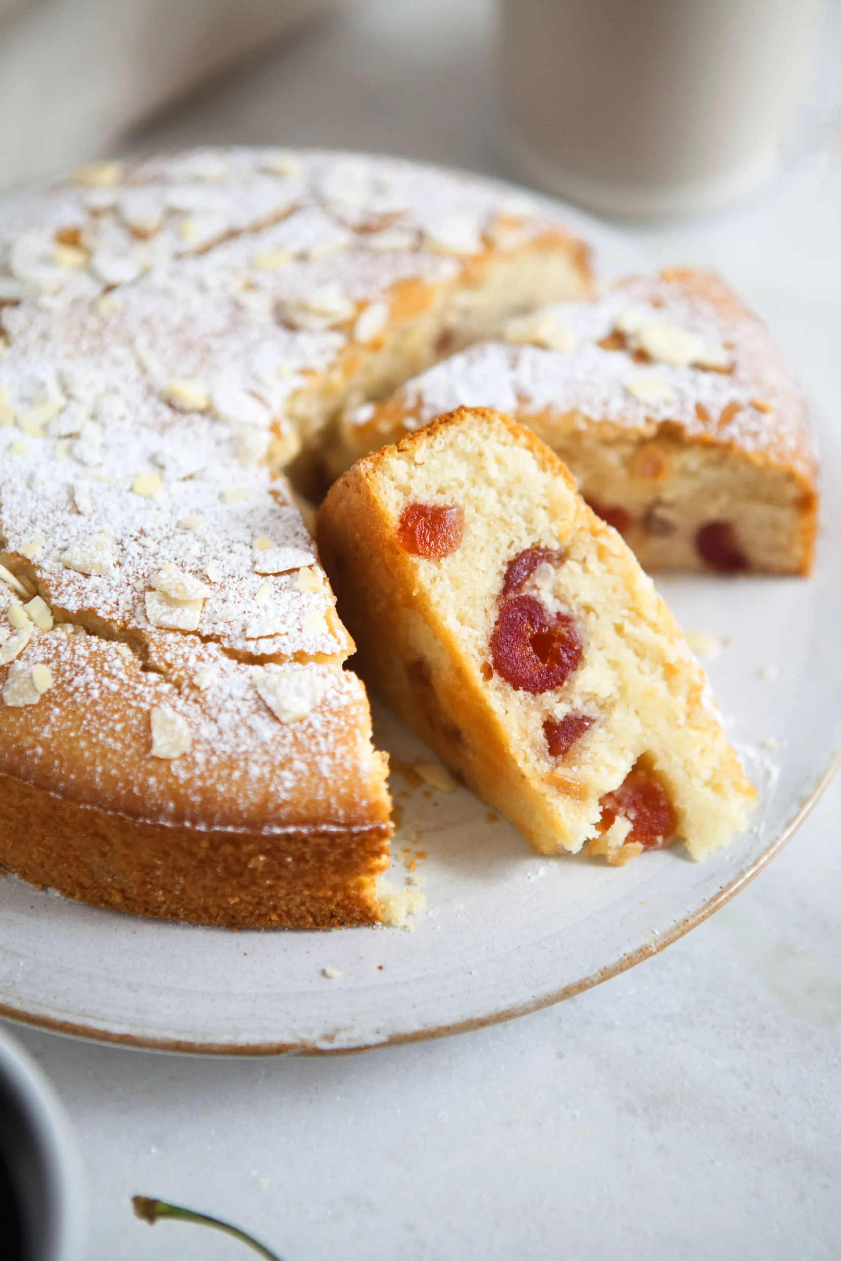 Gluten Free Cherry Almond Cake