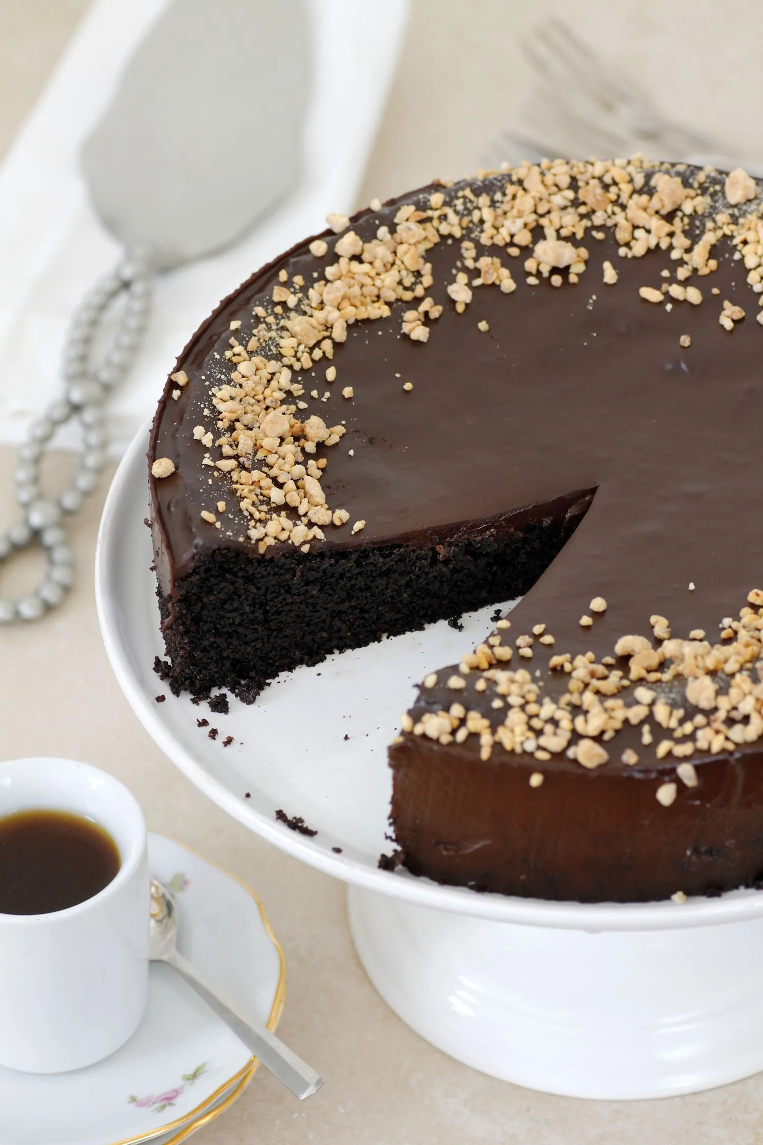 Gluten Free Chocolate Almond Olive Oil Cake