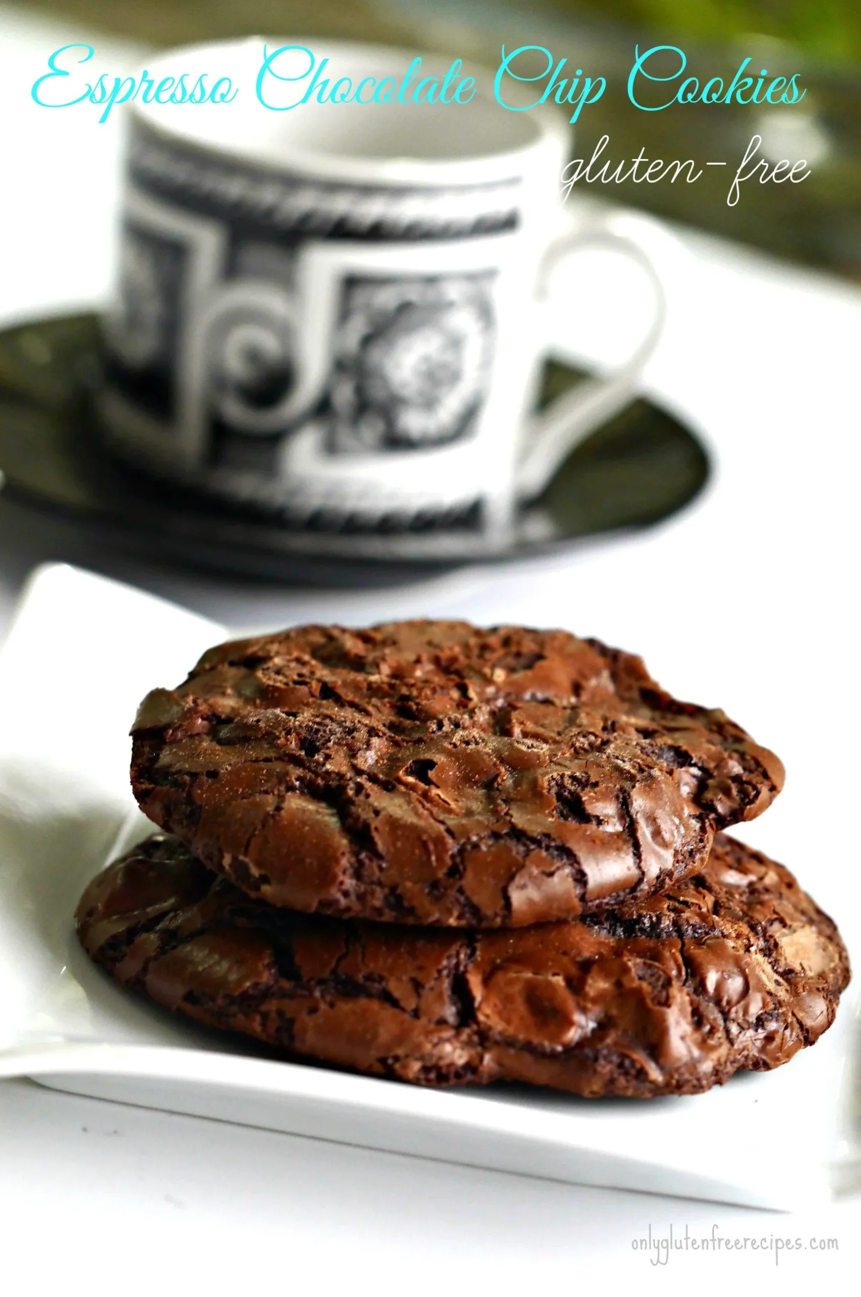 Gluten Free Chocolate Espresso Cookies