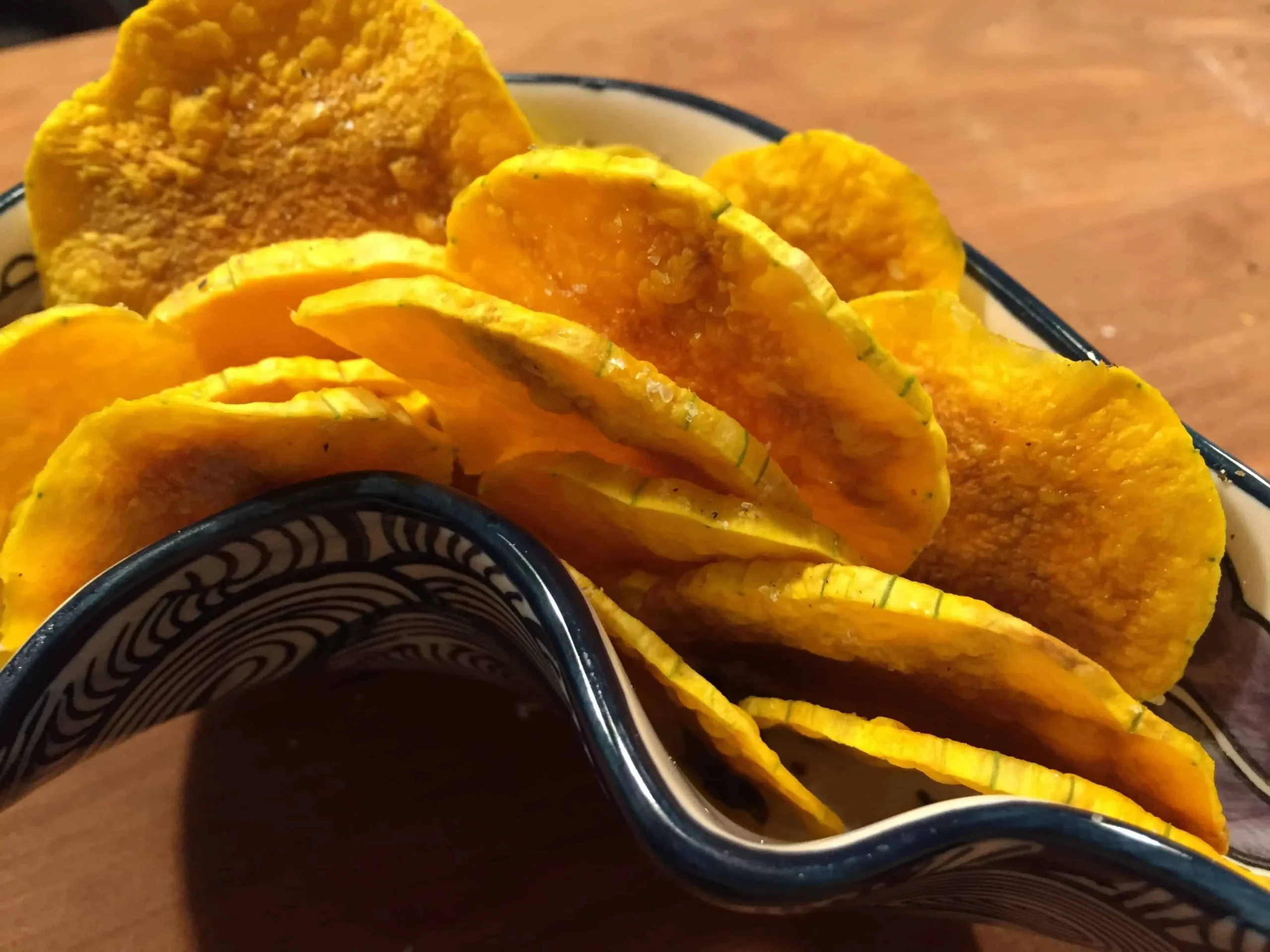 Gluten Free Crispy Squash Chips