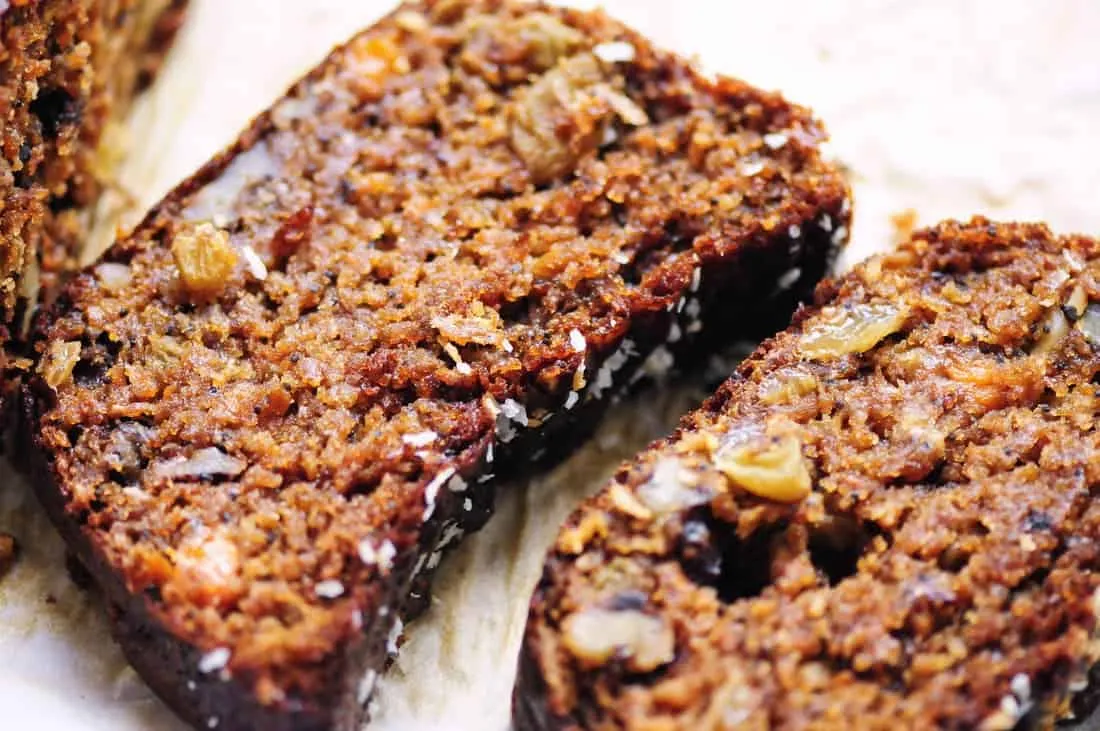 Gluten Free Morning Glory Breakfast Loaf