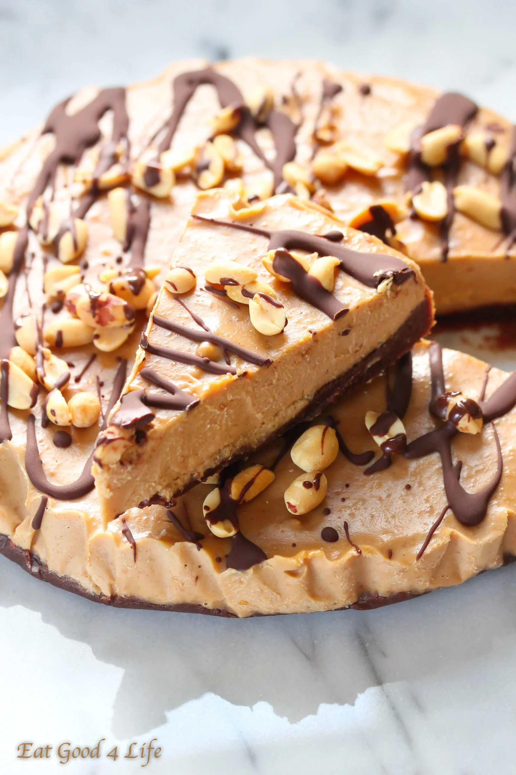 Gluten Free No Bake Peanut Butter Pie