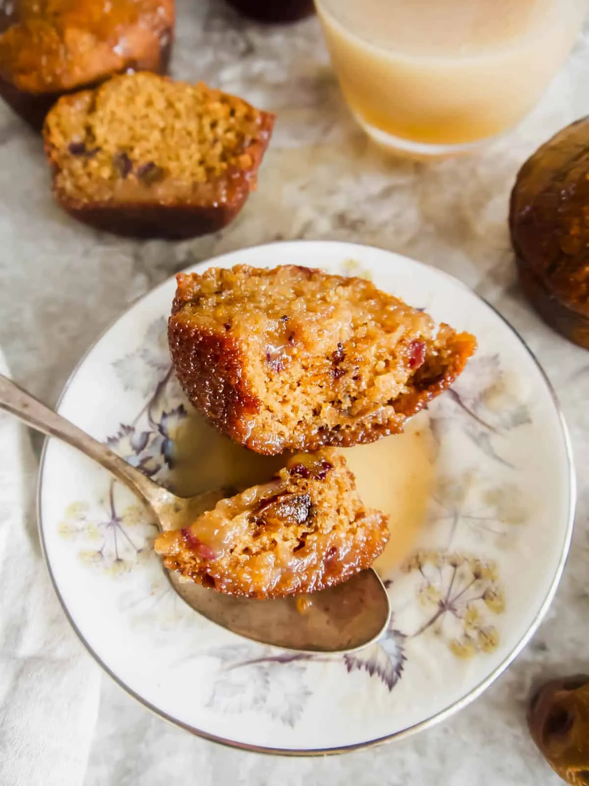 Gluten Free Paleo Sticky Toffee Pudding Muffins