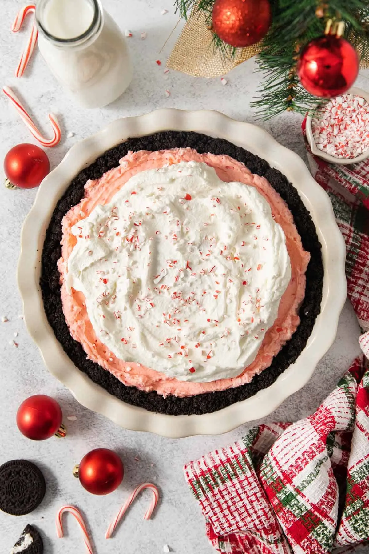 Gluten Free Peppermint Oreo Pie