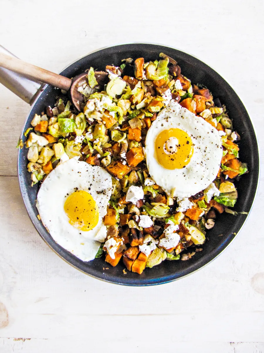Gluten Free Sweet Potato and Chorizo Hash
