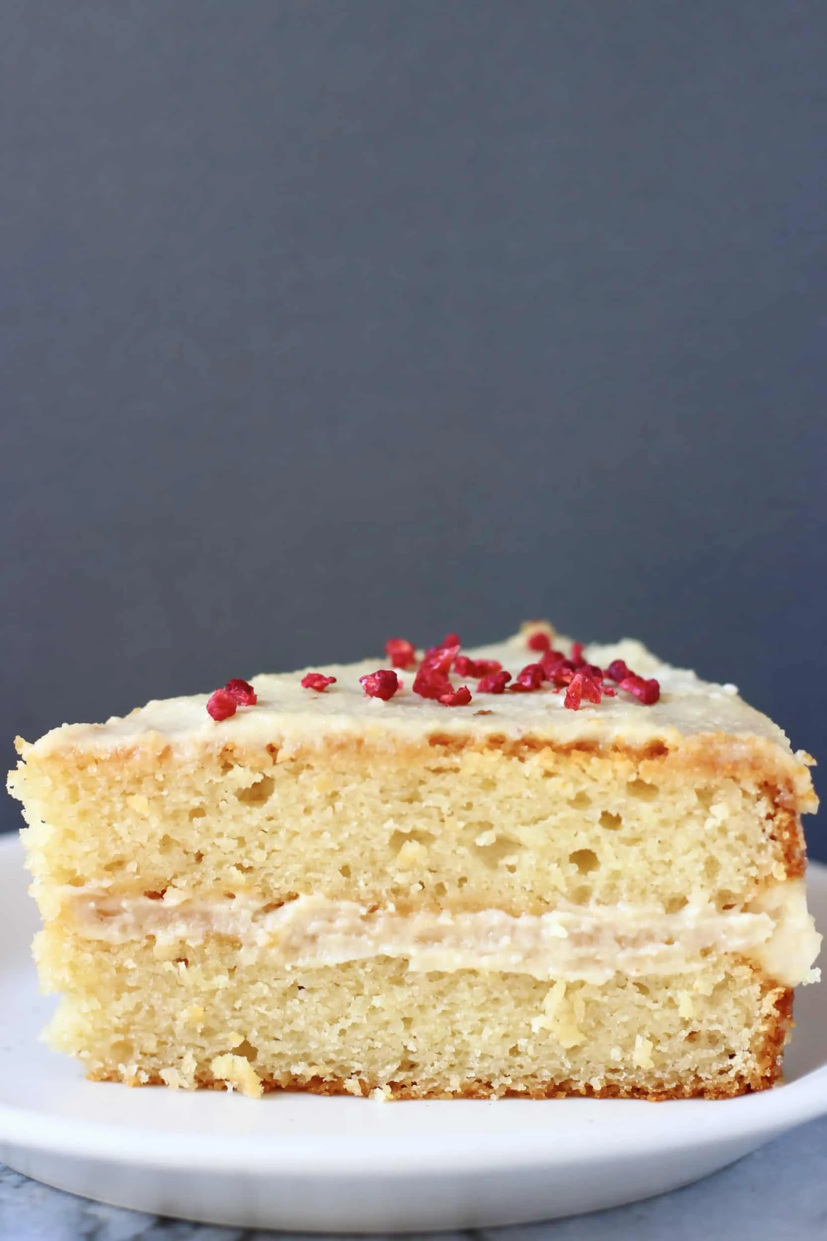 Gluten Free Vegan Vanilla Cake Eggless Cake