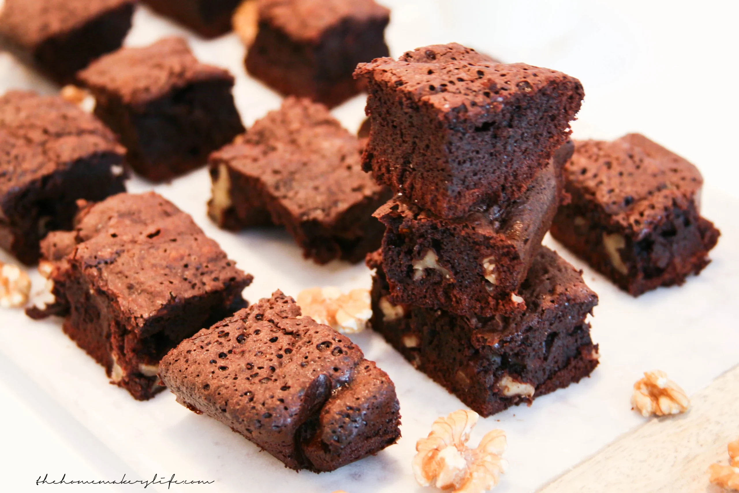 Gluten Free Walnut Brownies