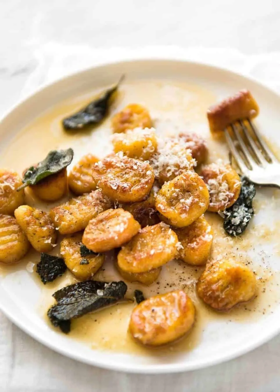 Gnocchi with Pumpkin Bacon and Sage Sauce
