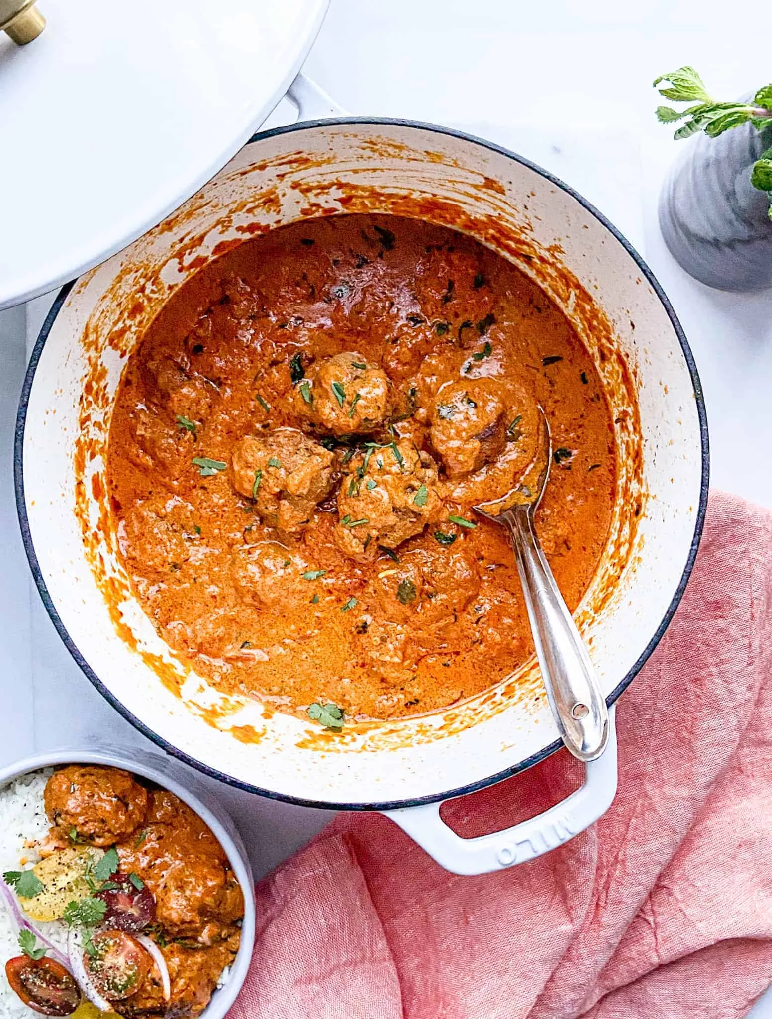 Goan Meatball Curry with Cauliflower Rice