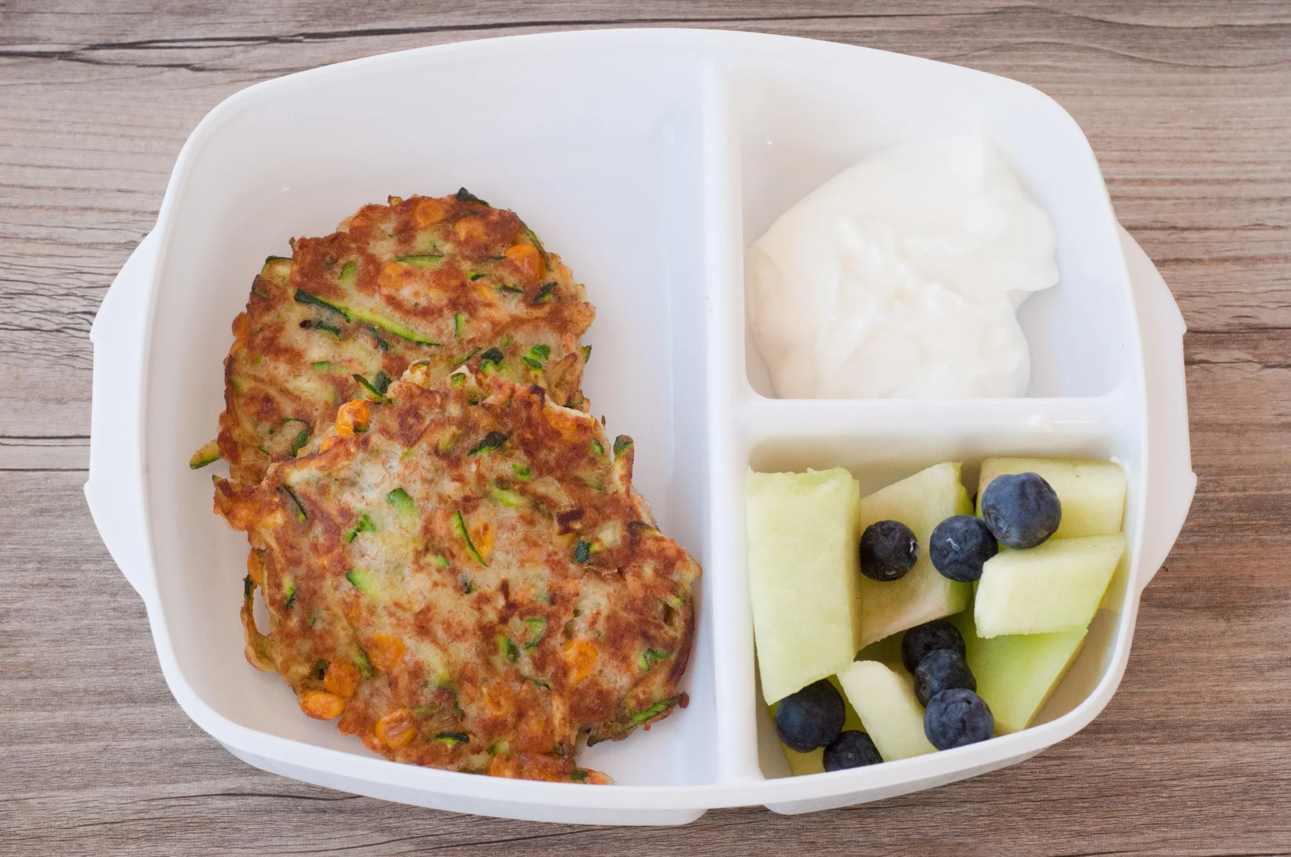 Golden Sweet Zucchini Pancakes