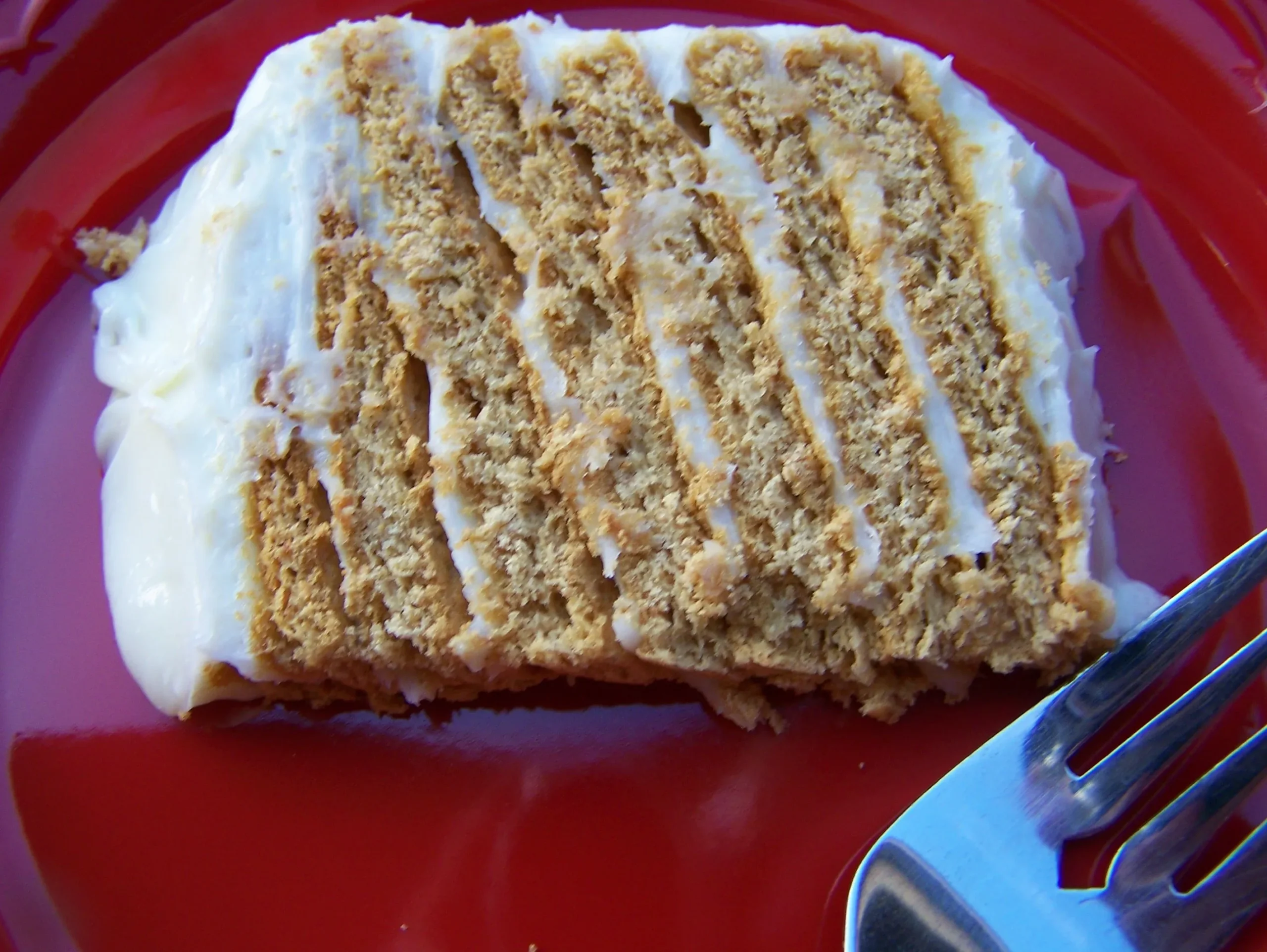 Graham Cracker Cake with Cream Cheese Frosting