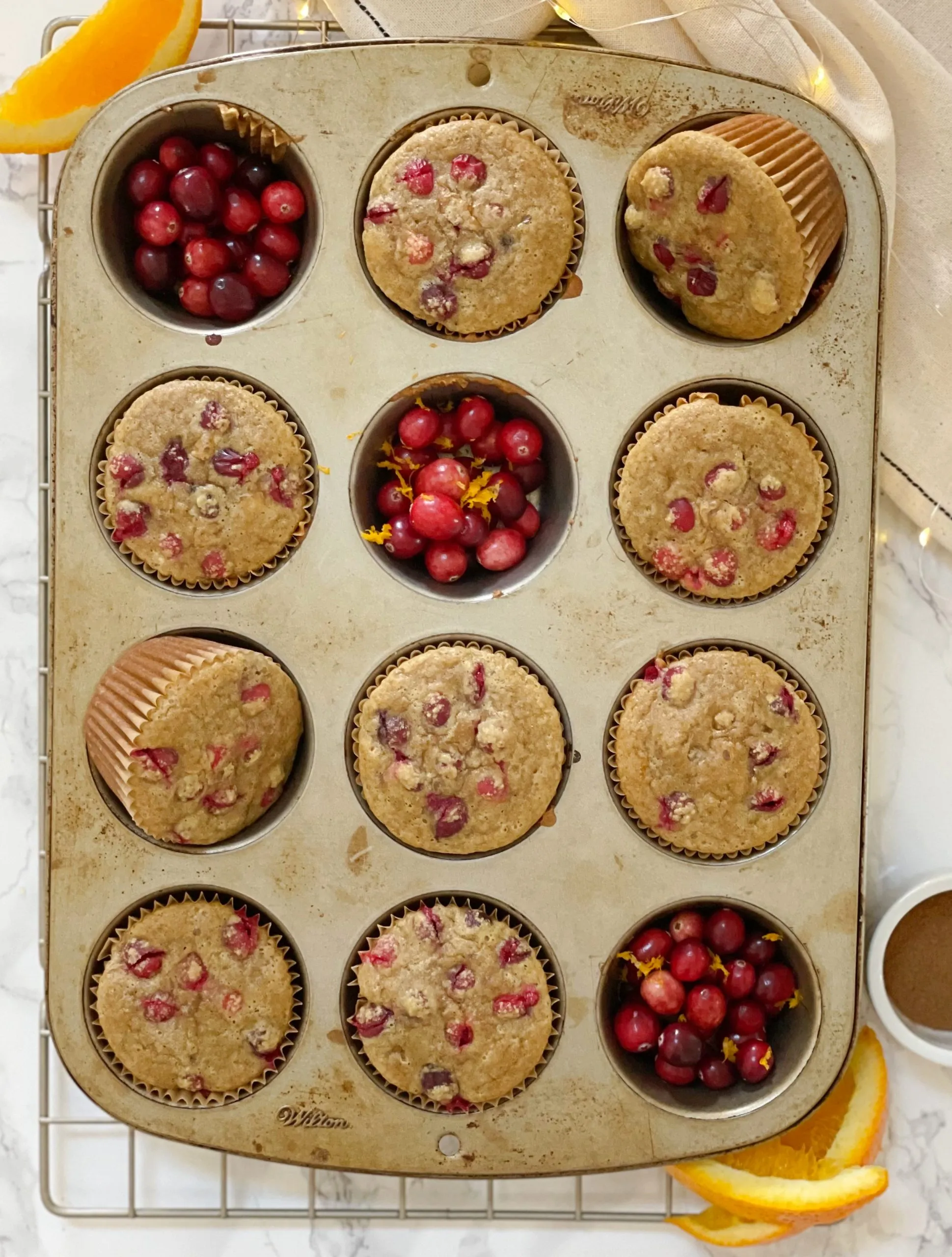 Grain Free Cranberry Orange Muffins