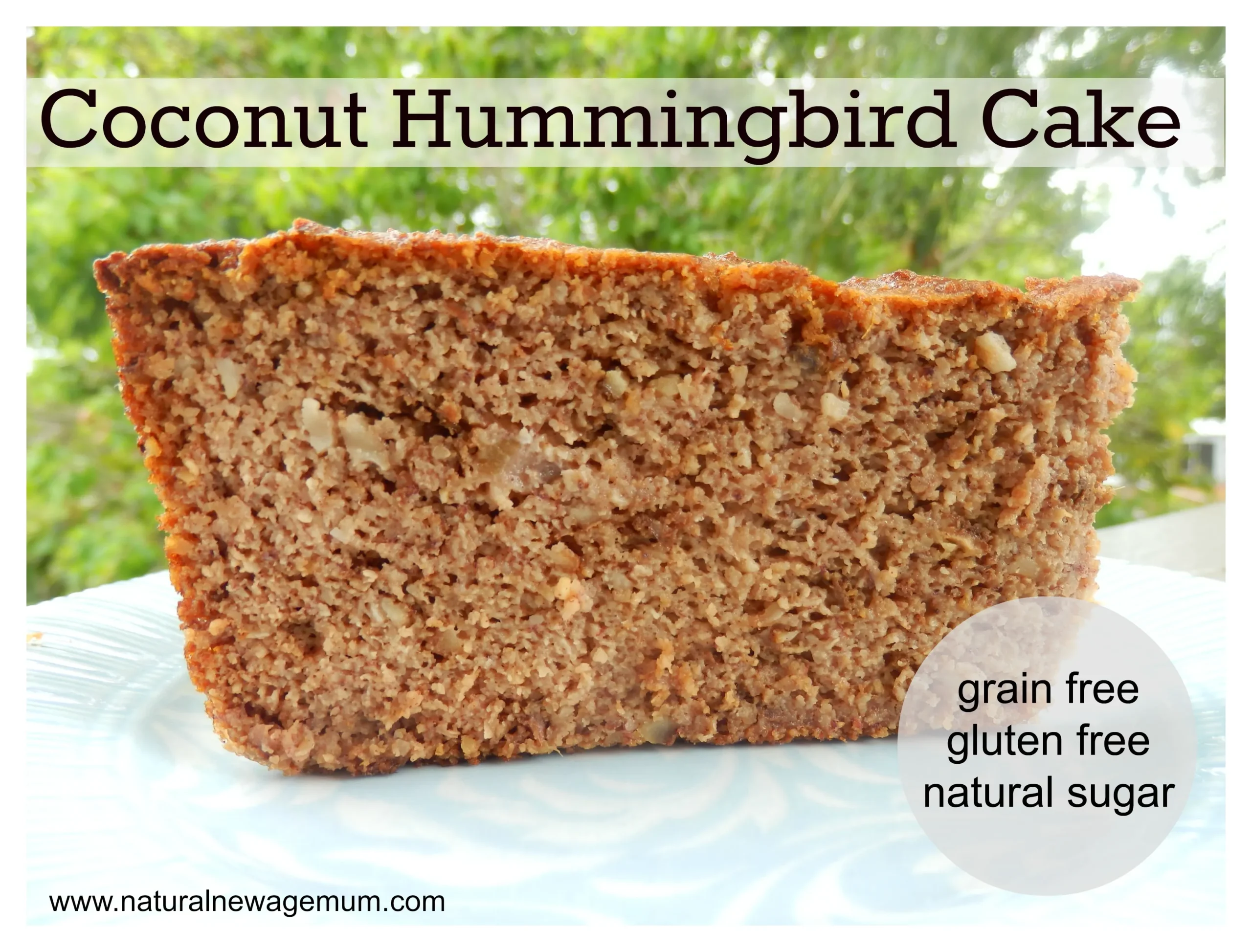 Grain Free Hummingbird Cake