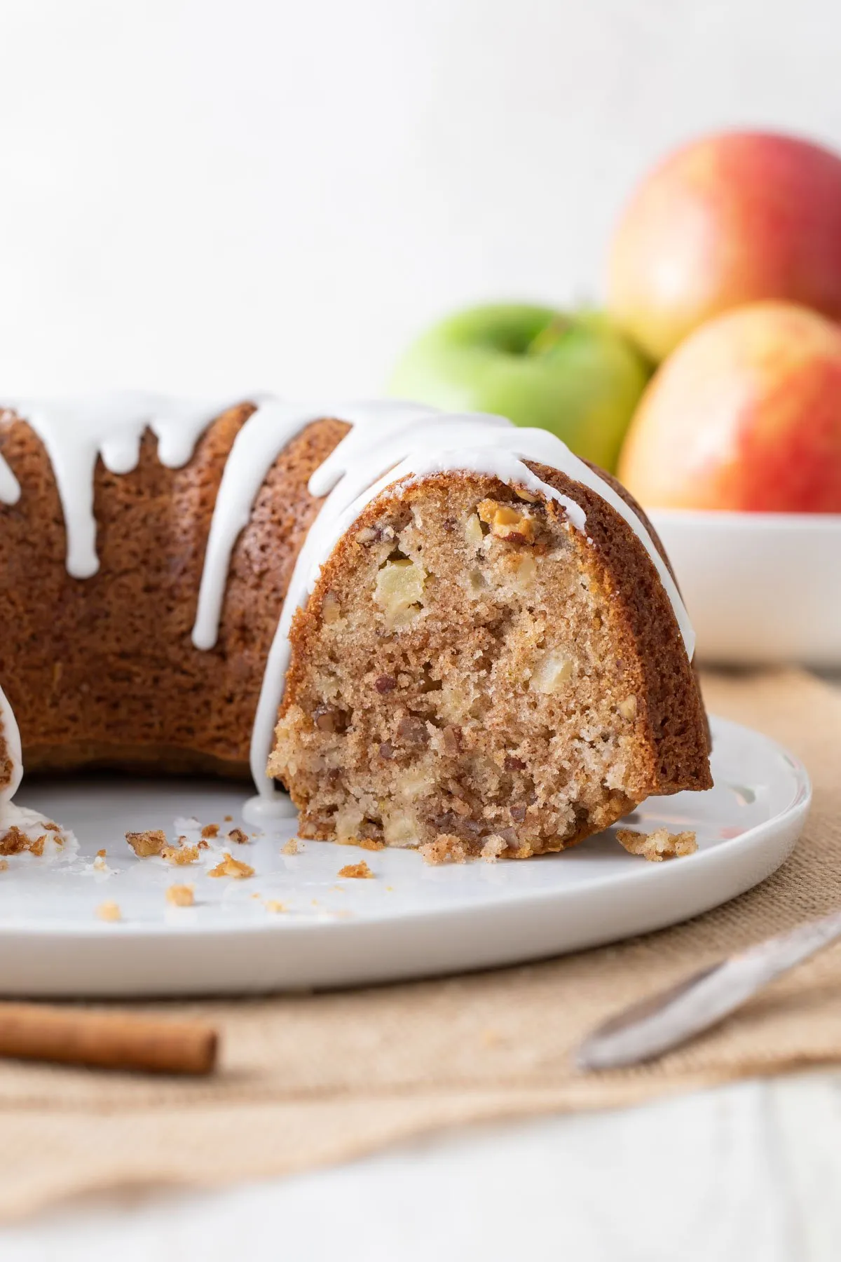 Grandma's Apple Nut Cake