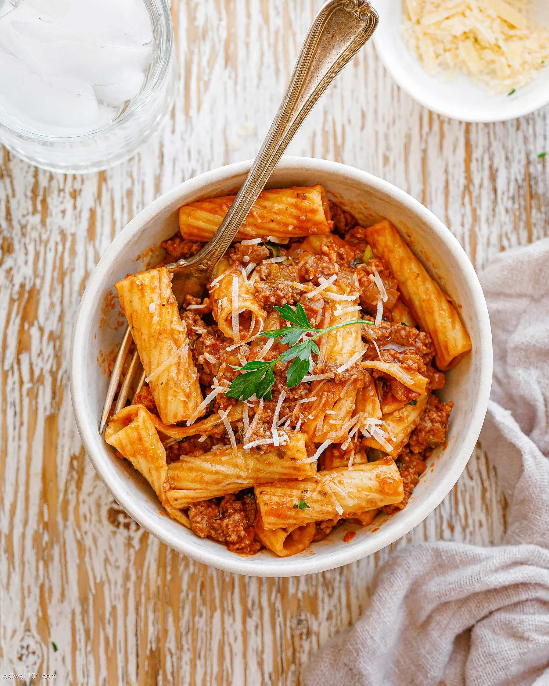 Greek Beef Ragu Pasta