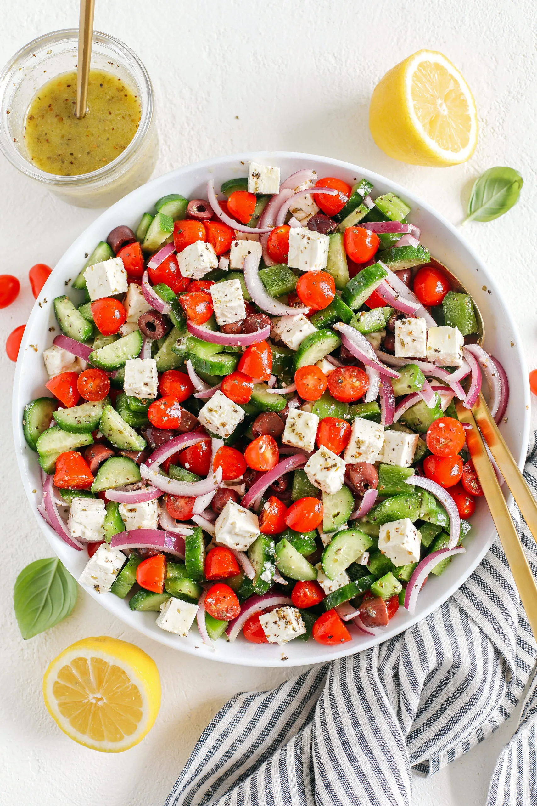 Greek Cucumber Tomato Salad