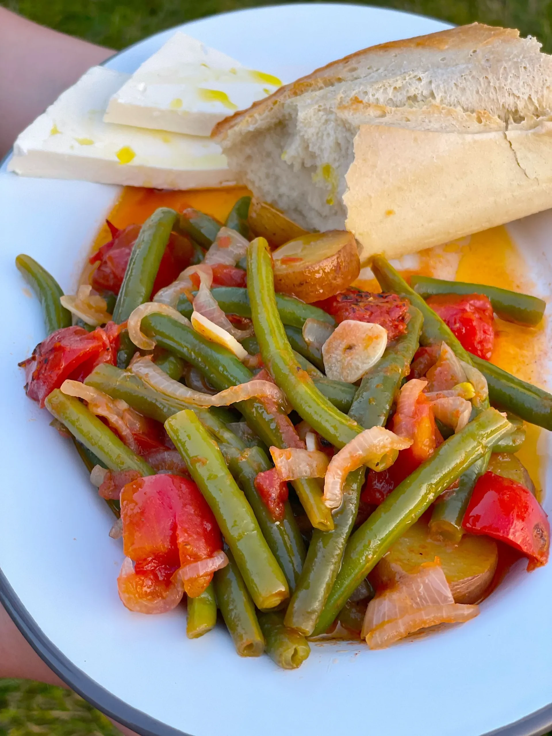 Greek Green Beans Fasolakia Ladera