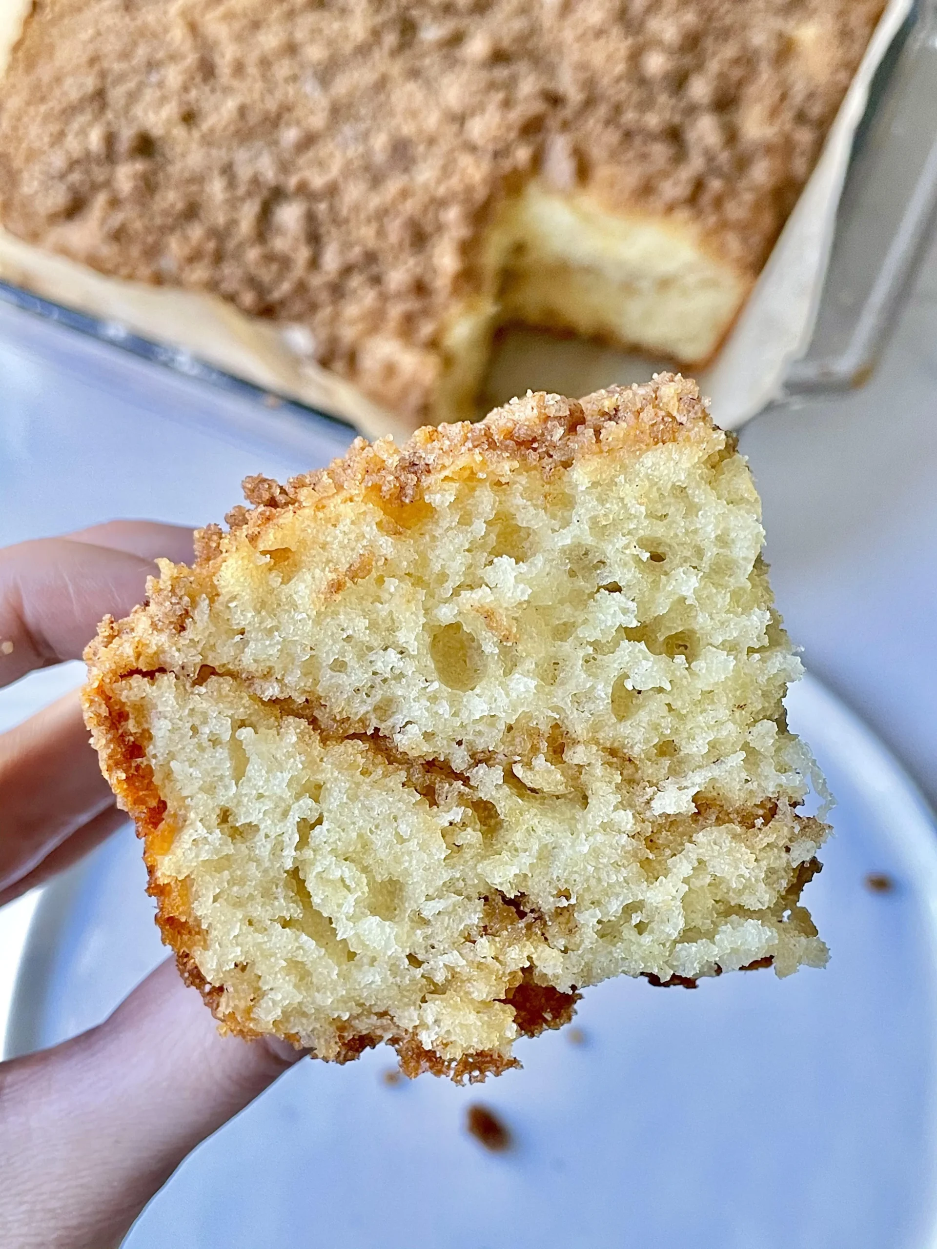 Greek Yogurt Lemon Coffee Cake GF