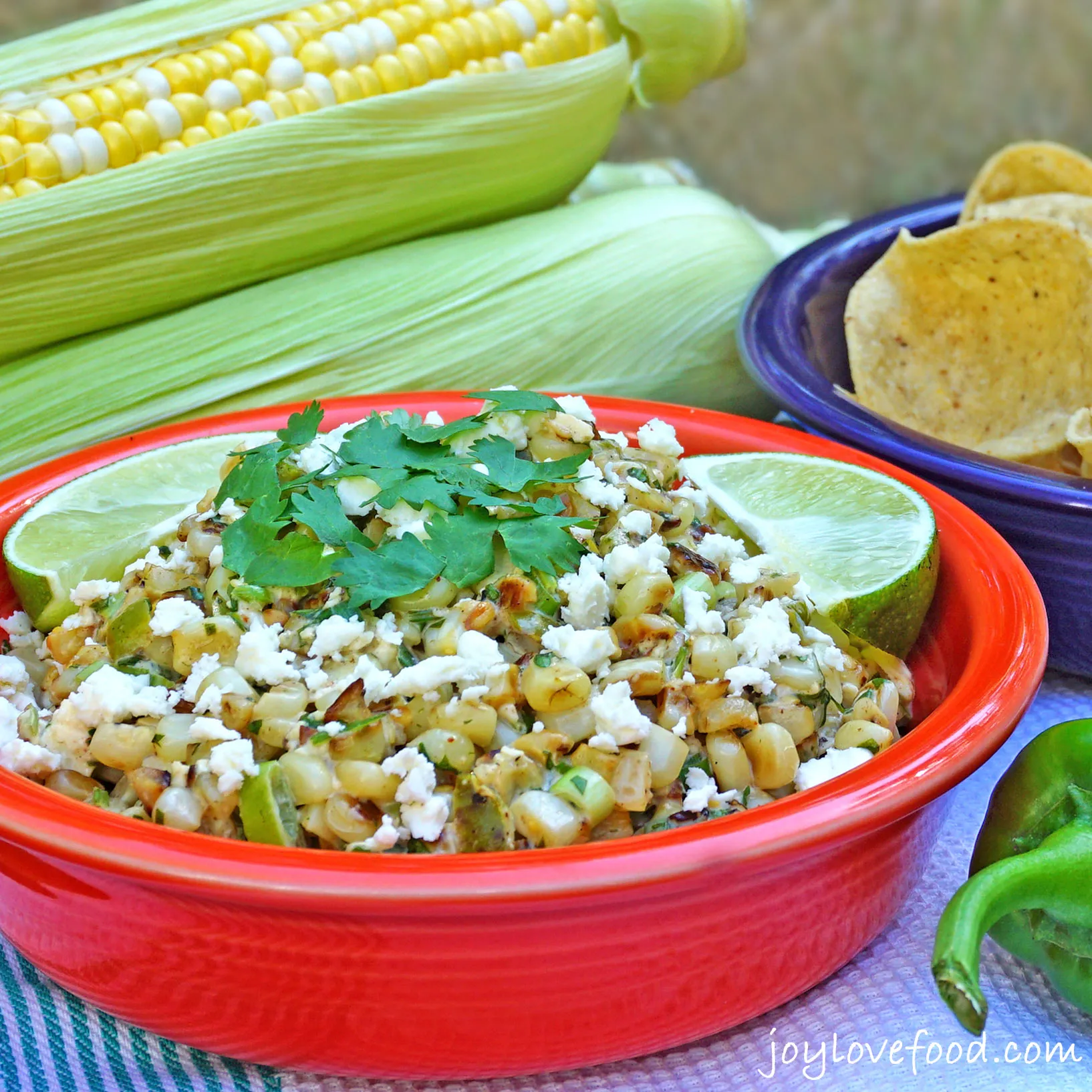 Green Chile Corn Salsa Dip