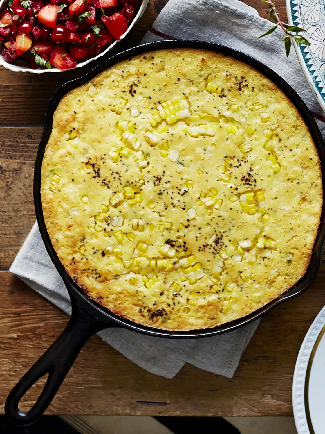 Green Chili Spoon Bread