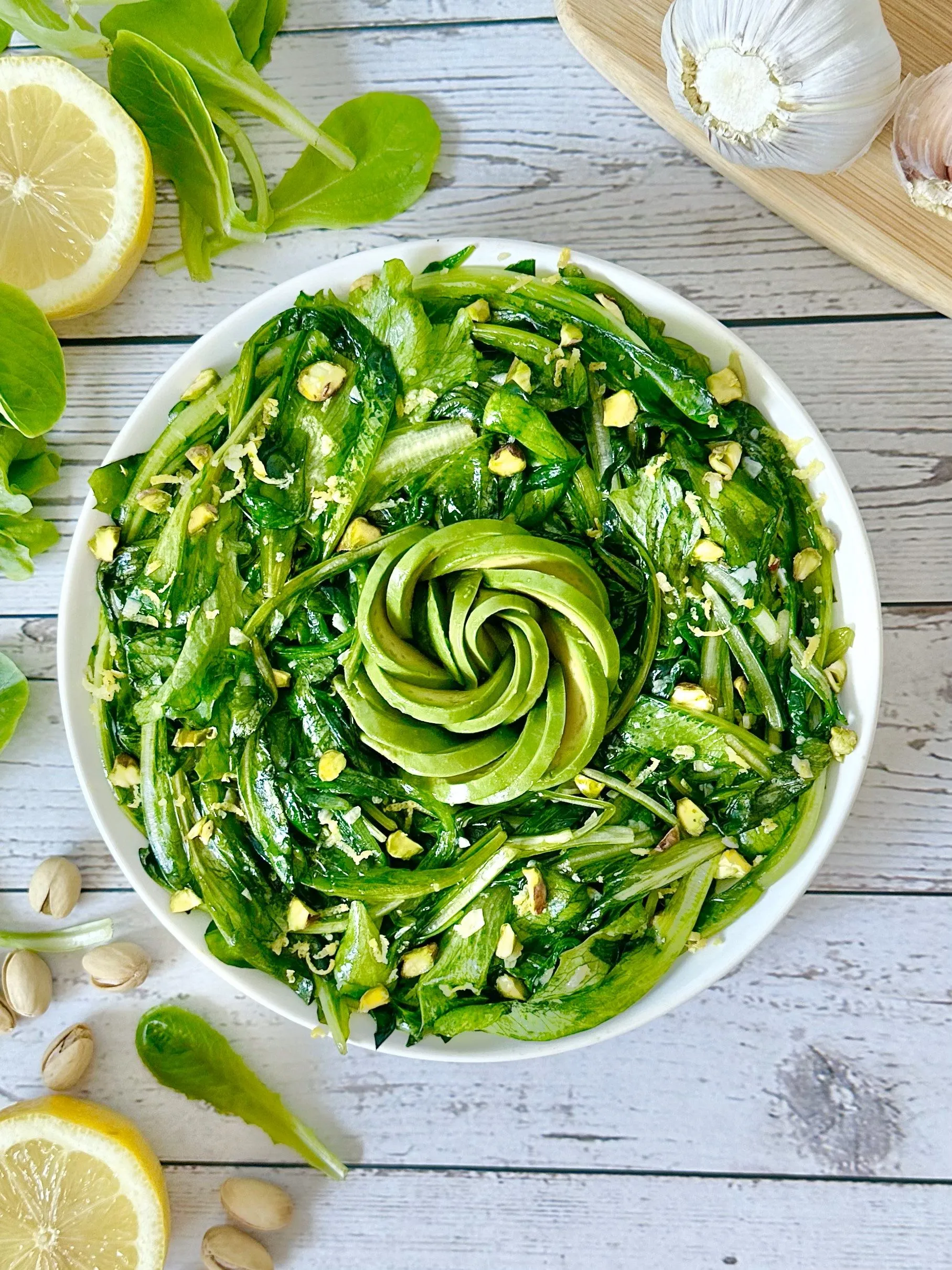 Greens with Lemon and Garlic