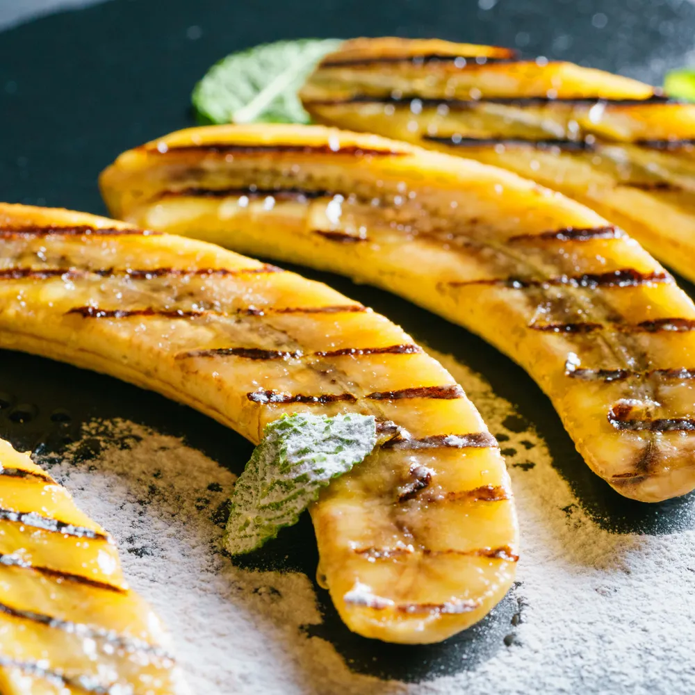 Grilled Bananas a la Mode