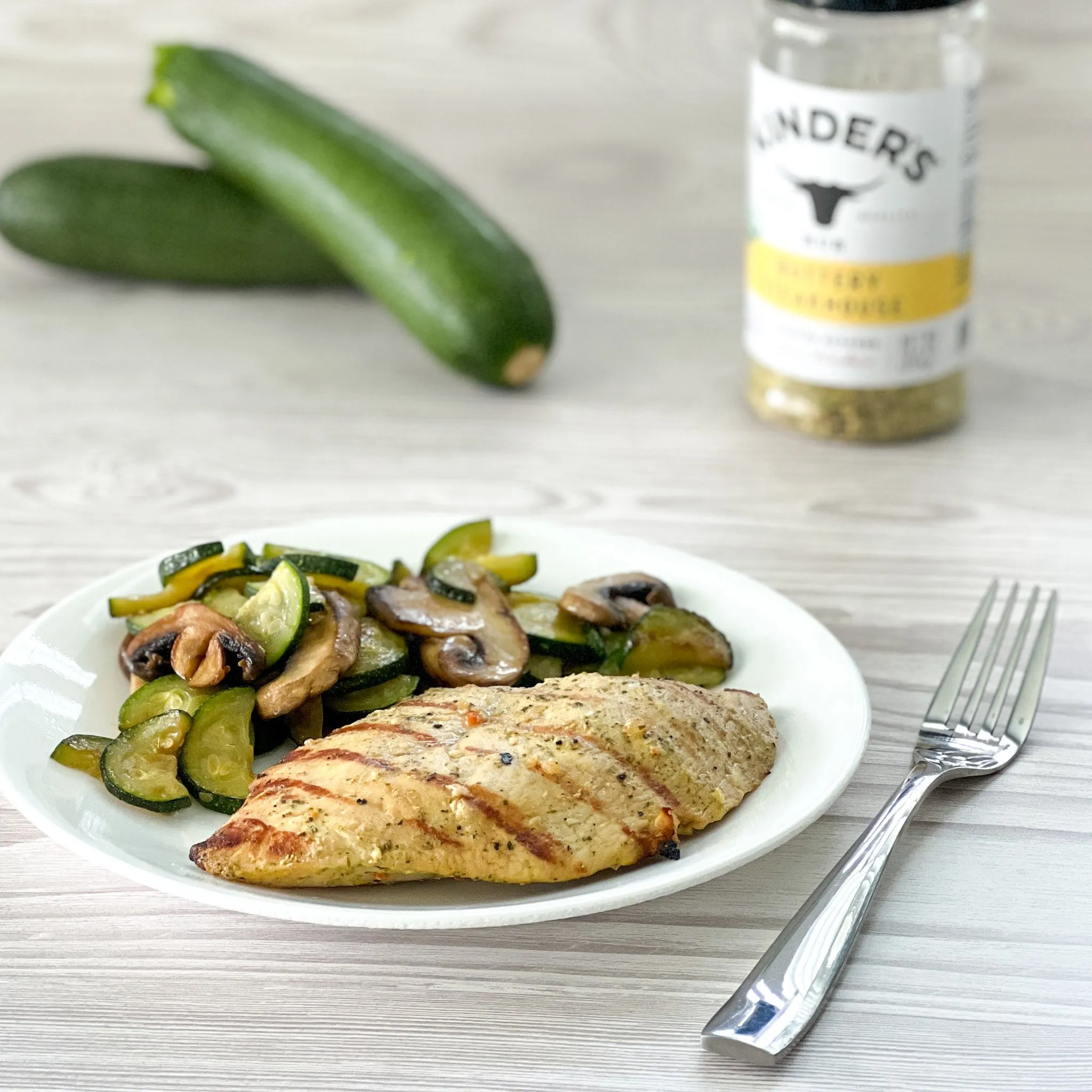 Grilled Buttery Steakhouse Chicken