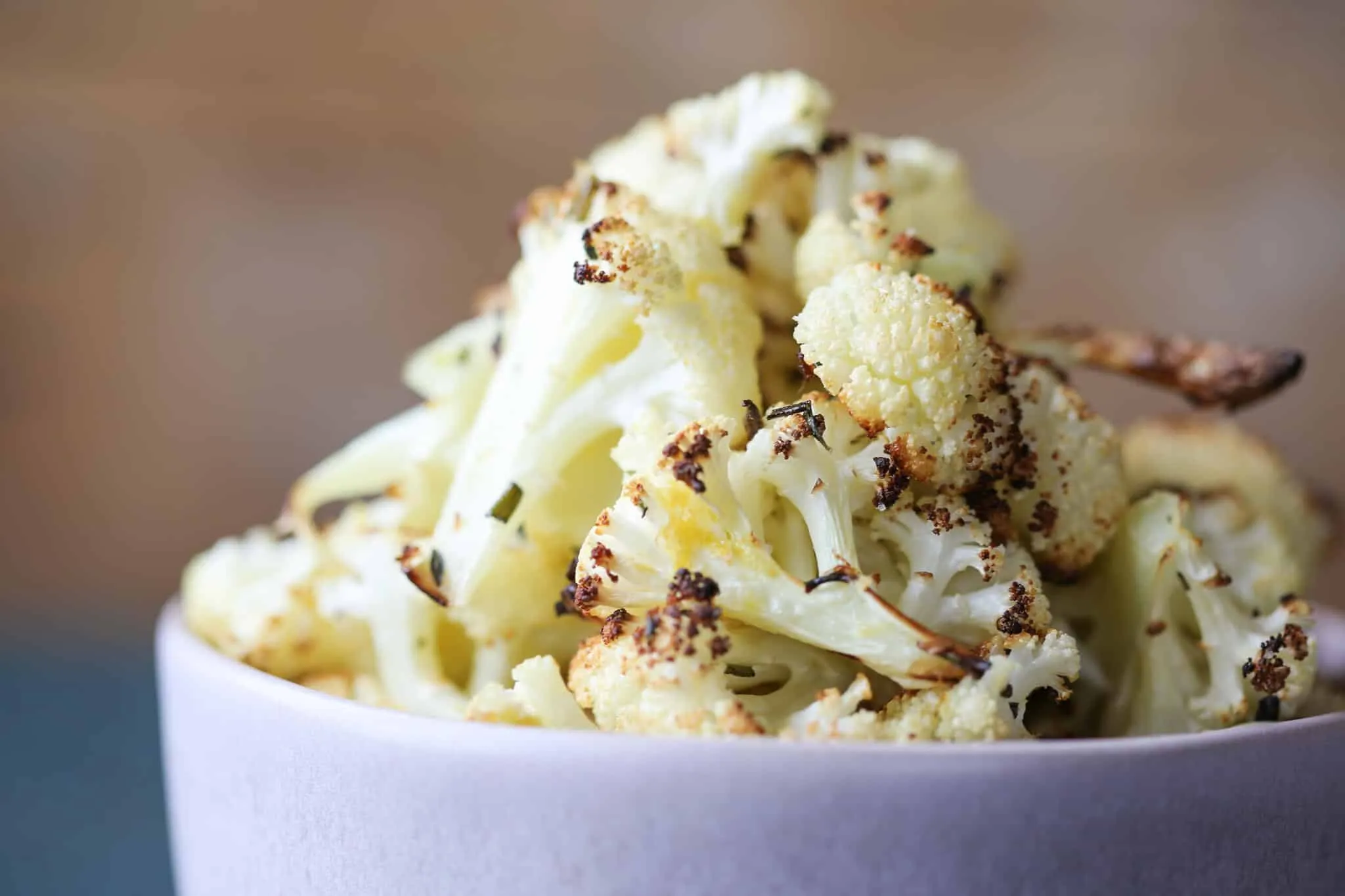 Grilled Cauliflower with Rosemary and Thyme