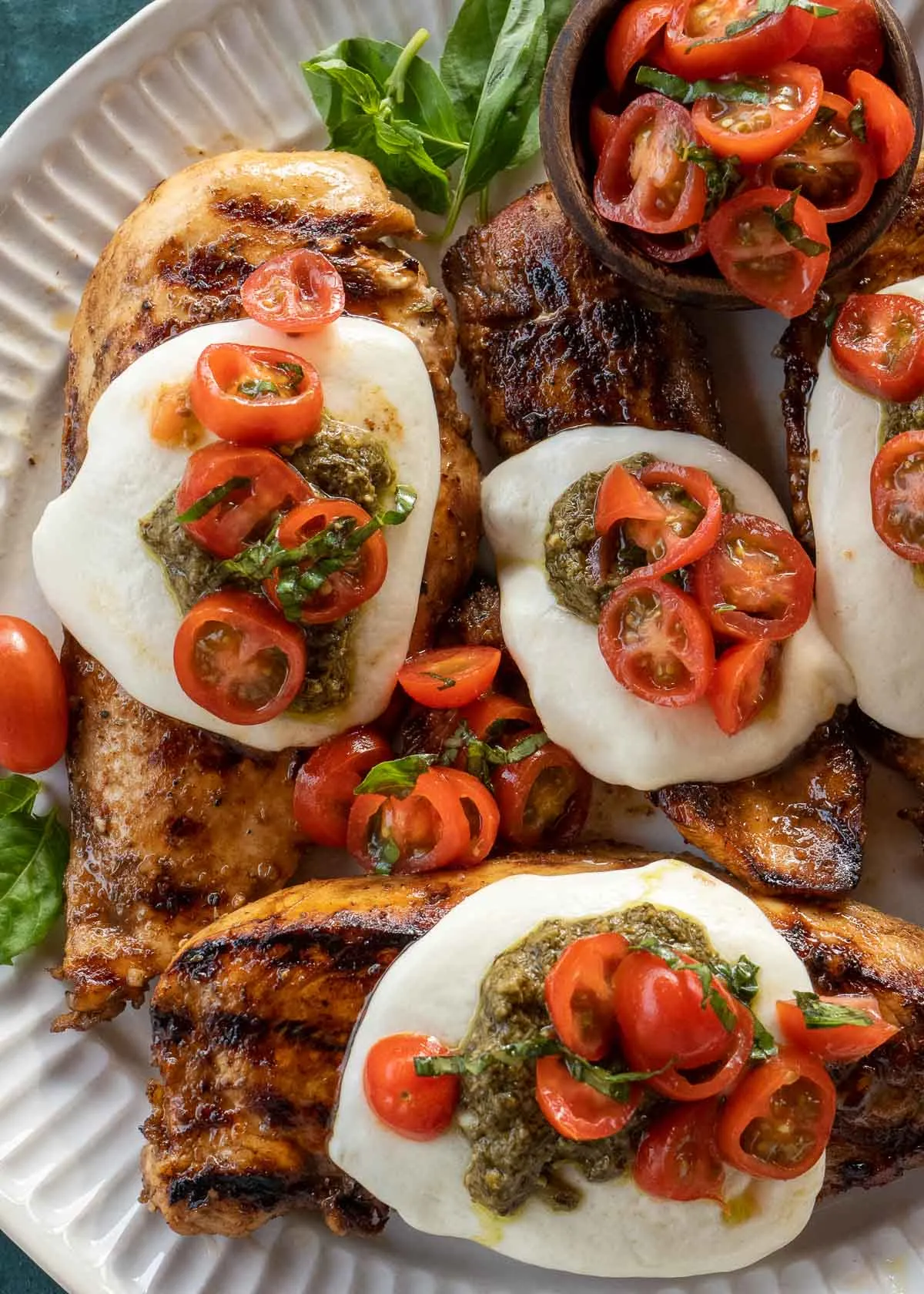 Grilled Chicken Margherita by Chef Frank Fav