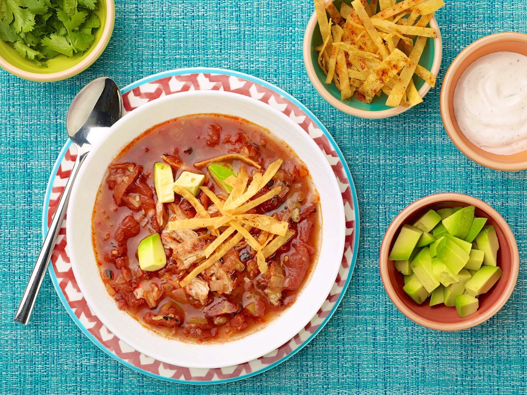 Grilled Chicken Tequila Tortilla Soup