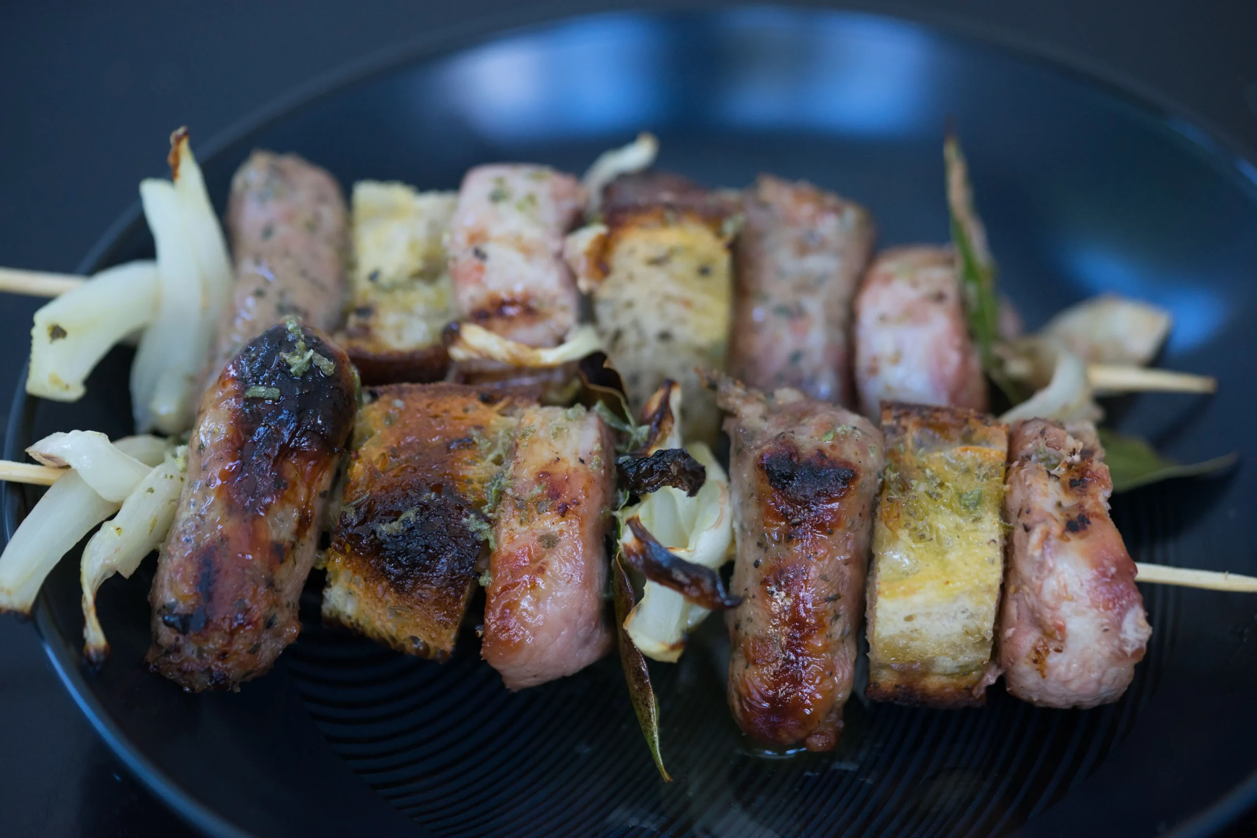 Grilled Pork Tenderloin Spiedini
