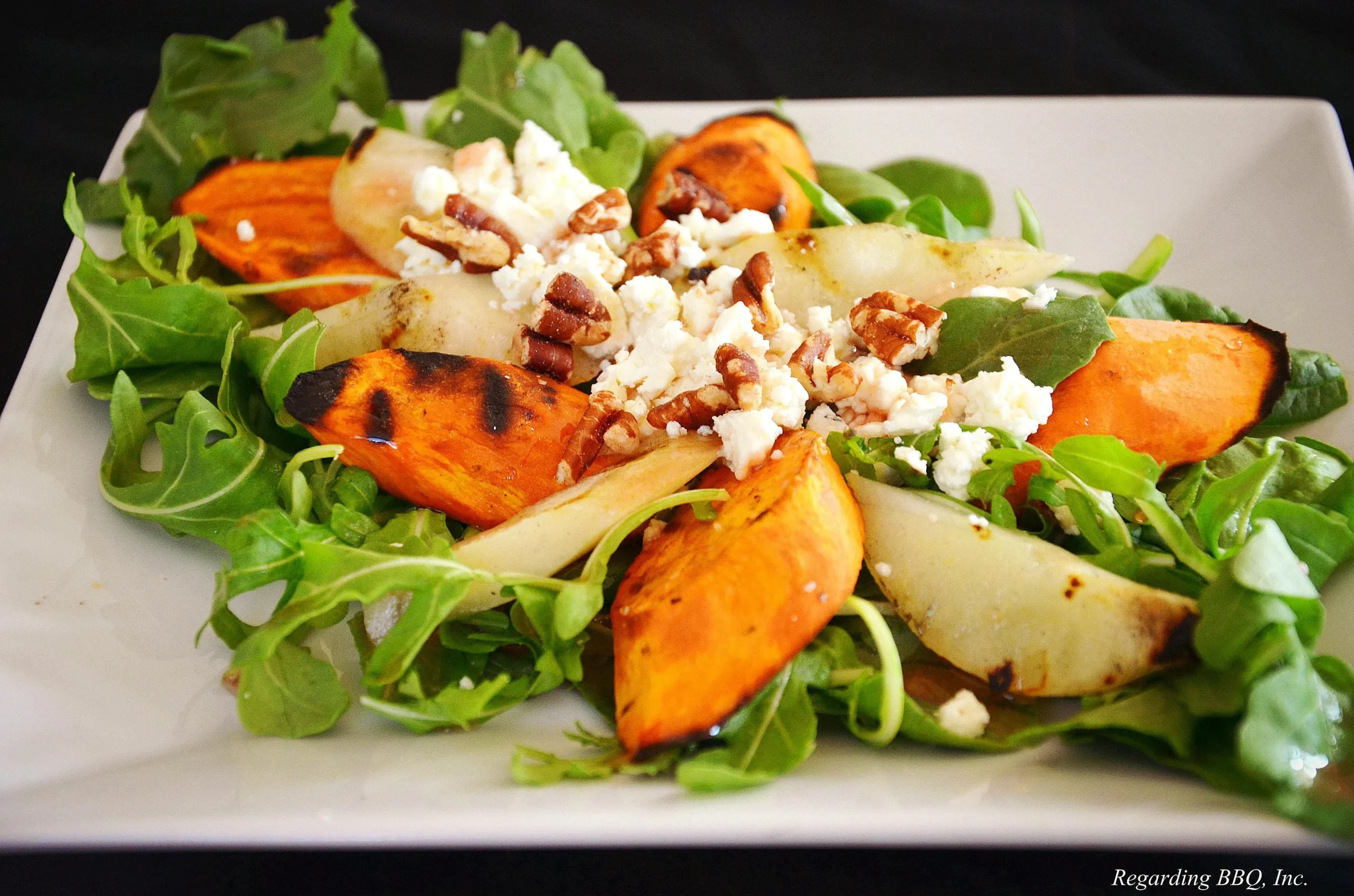 Grilled Sweet Peppers and Pear Salad