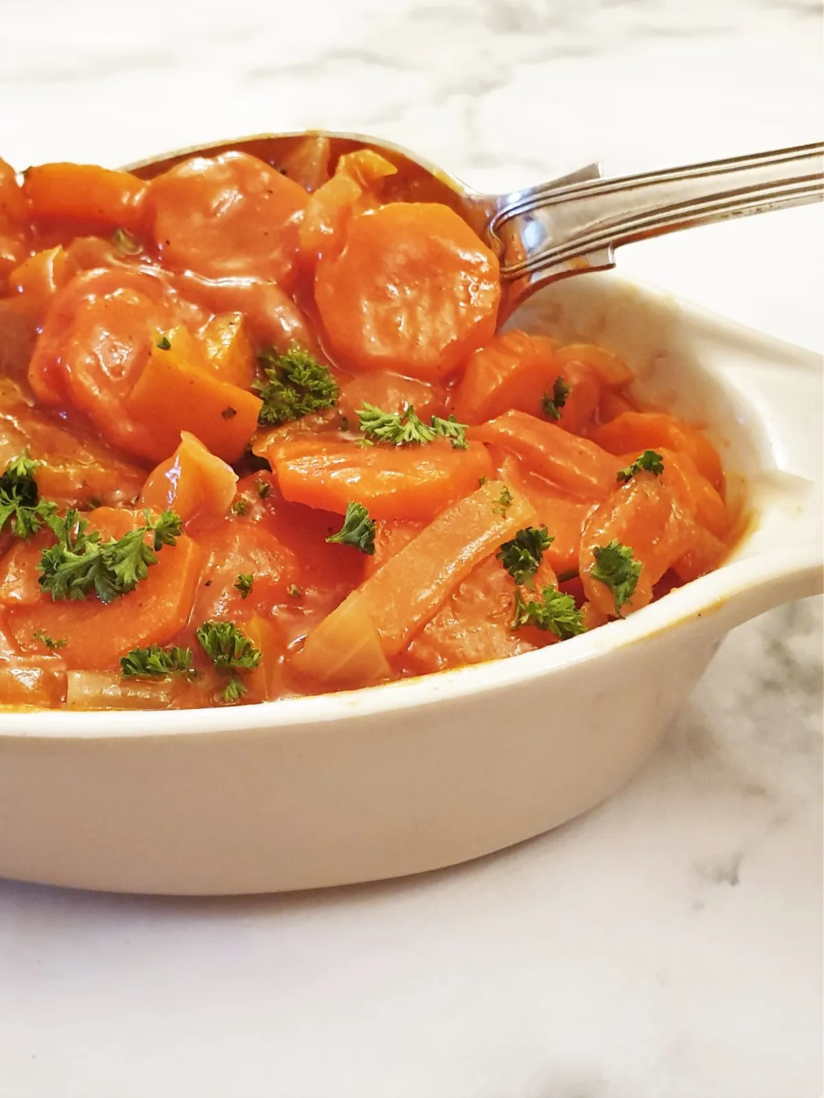 Grilled Sweet and Sour Carrot Salad