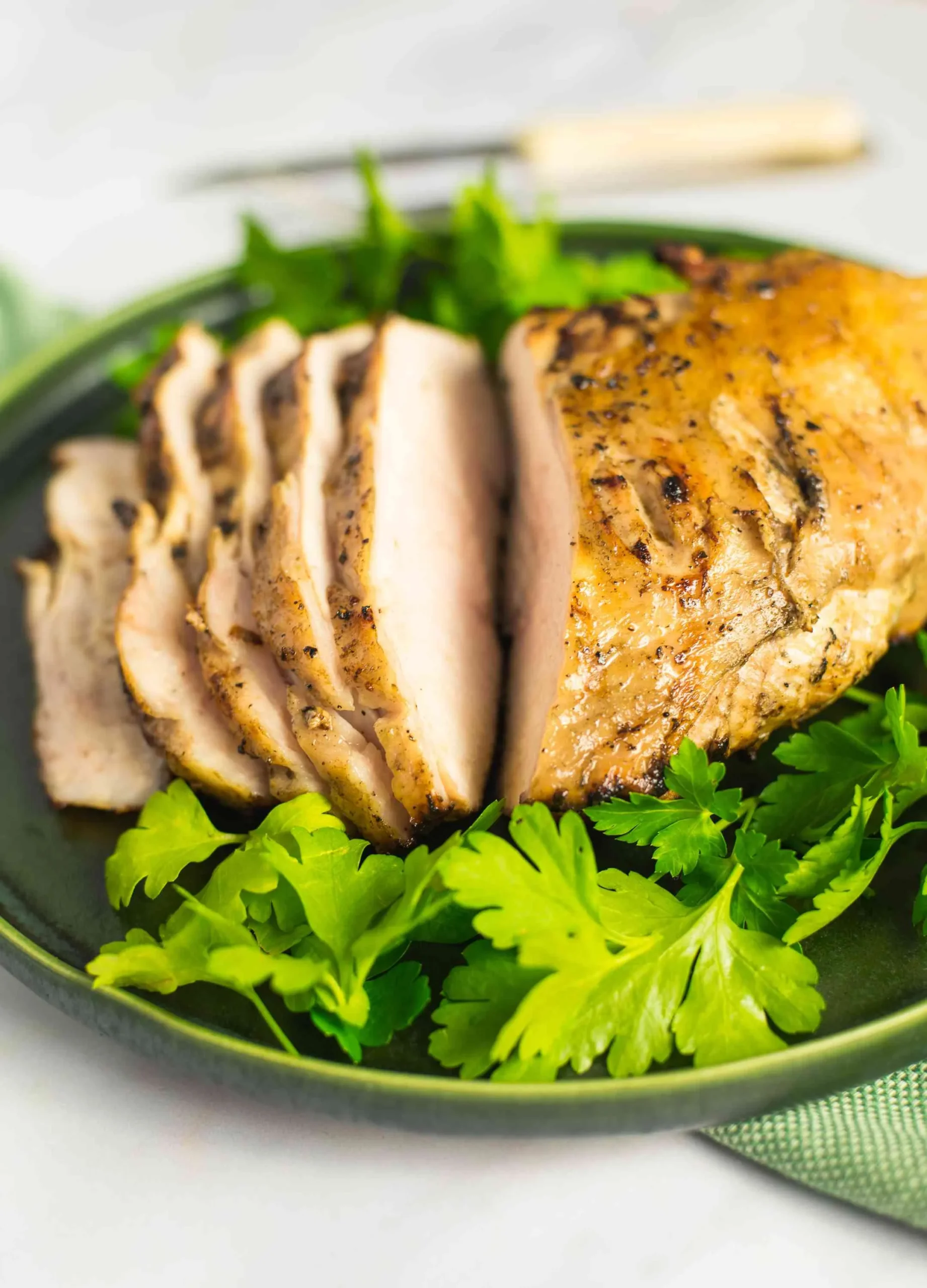 Grilled Turkey Breast with Peanut Sauce