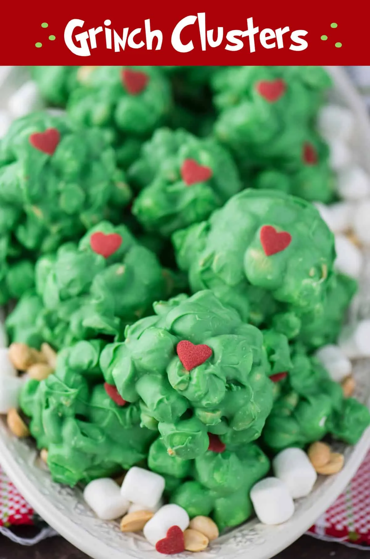 Grinch Peanut Marshmallow Clusters