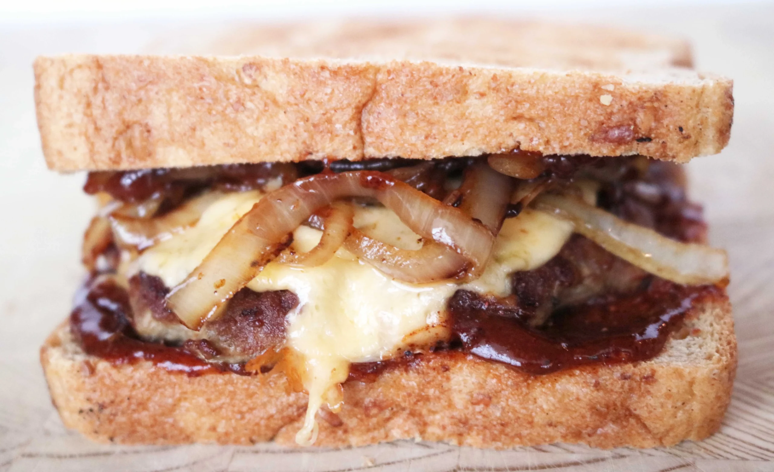 Ground Turkey Patty Melts