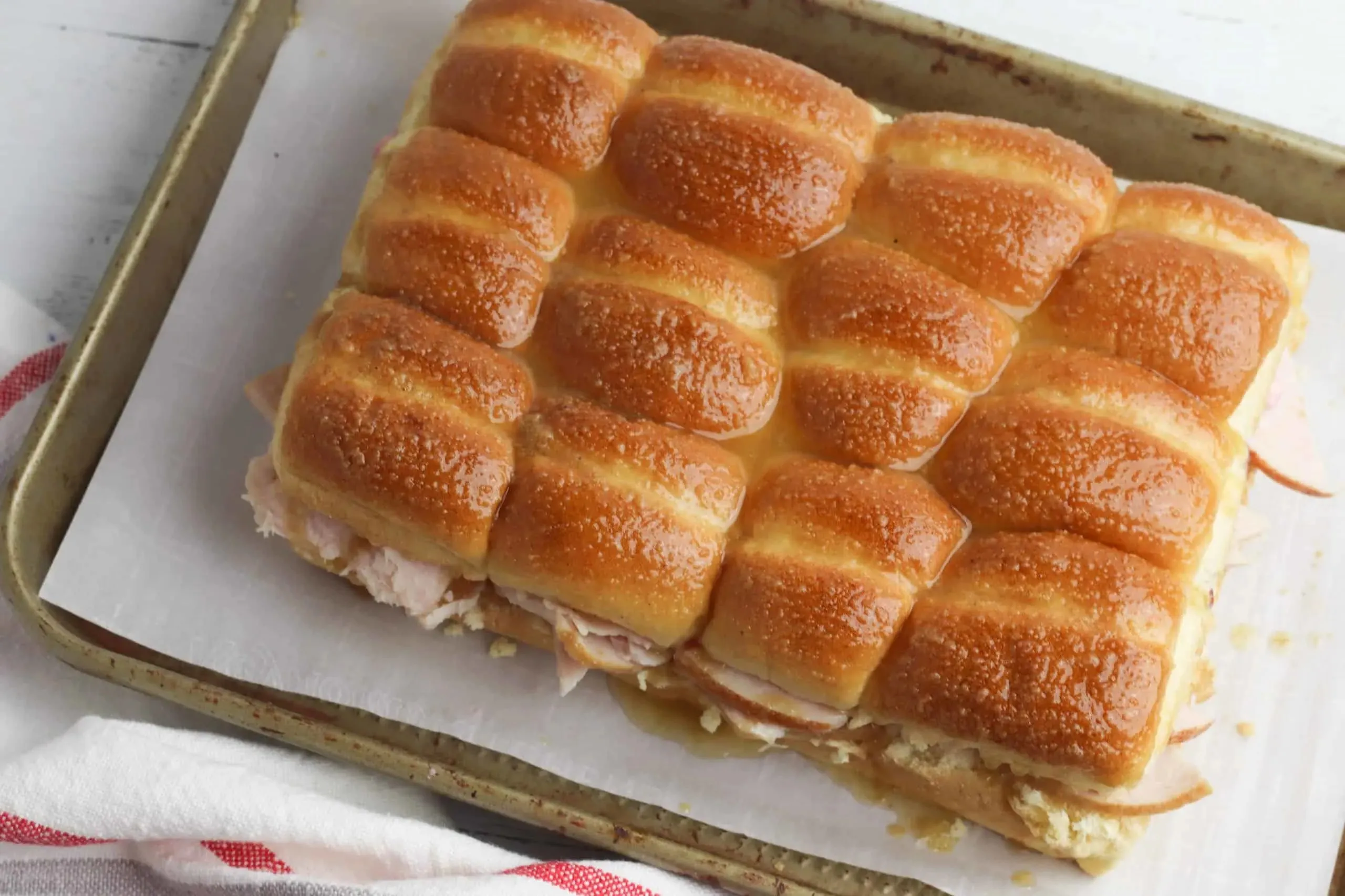 Ground Turkey Sliders on Hawaiian Rolls