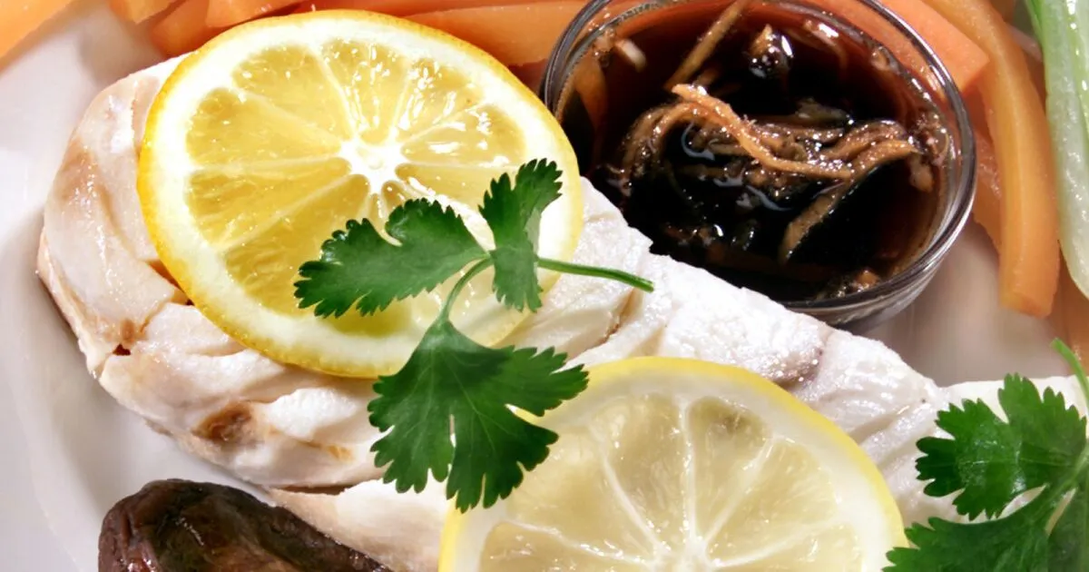 Halibut with Ginger and Black Beans Wash