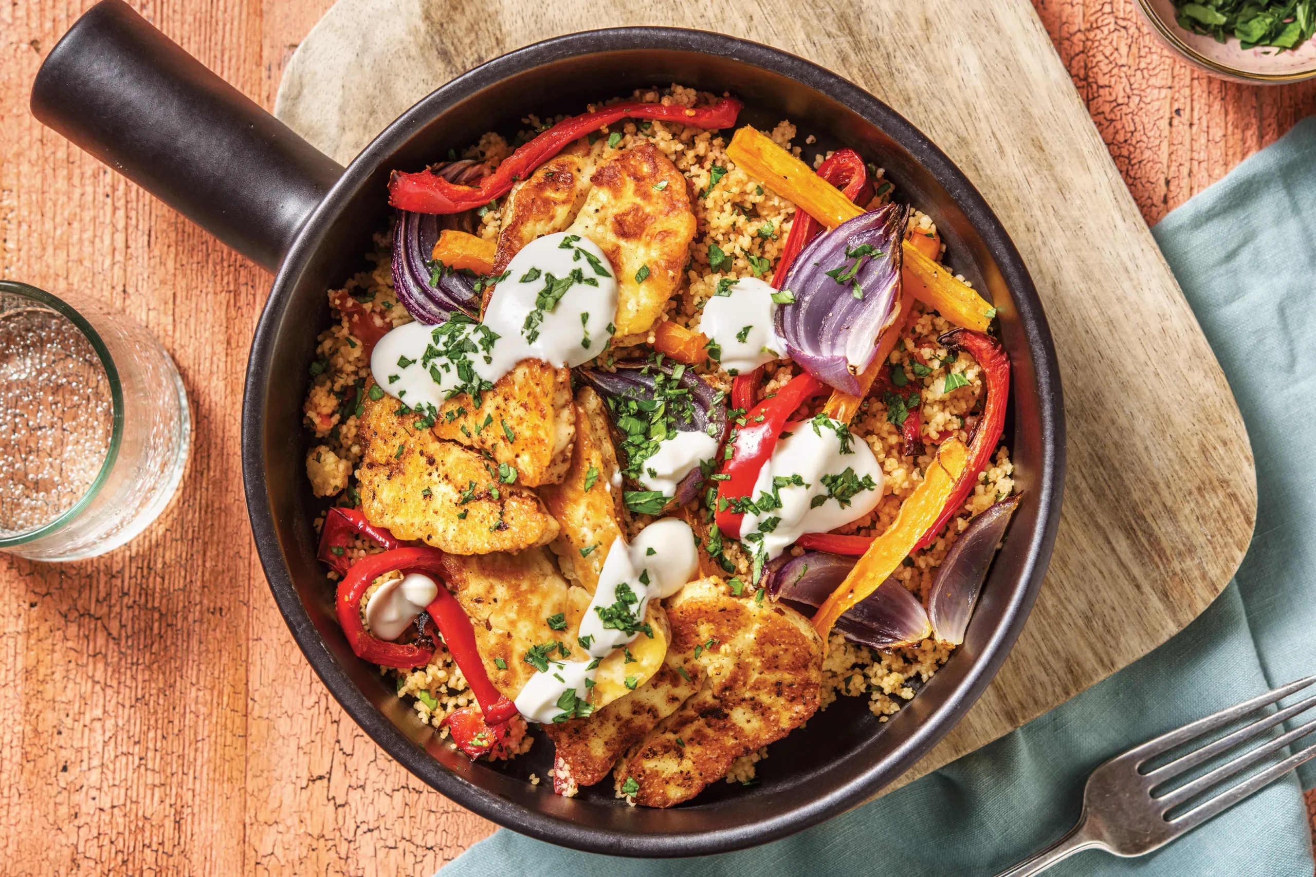Haloumi and Herbed Cutlets
